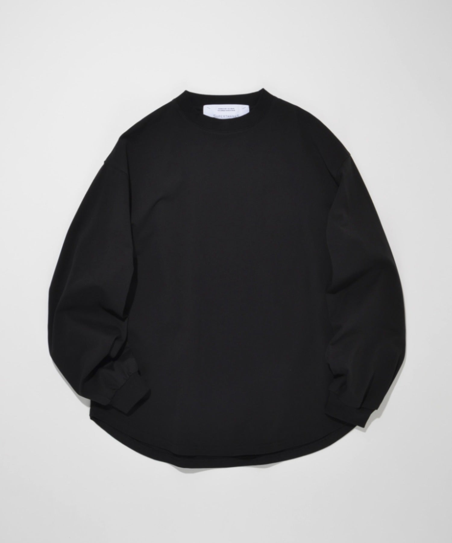 (ユニセックス)Refined L/S T - black
