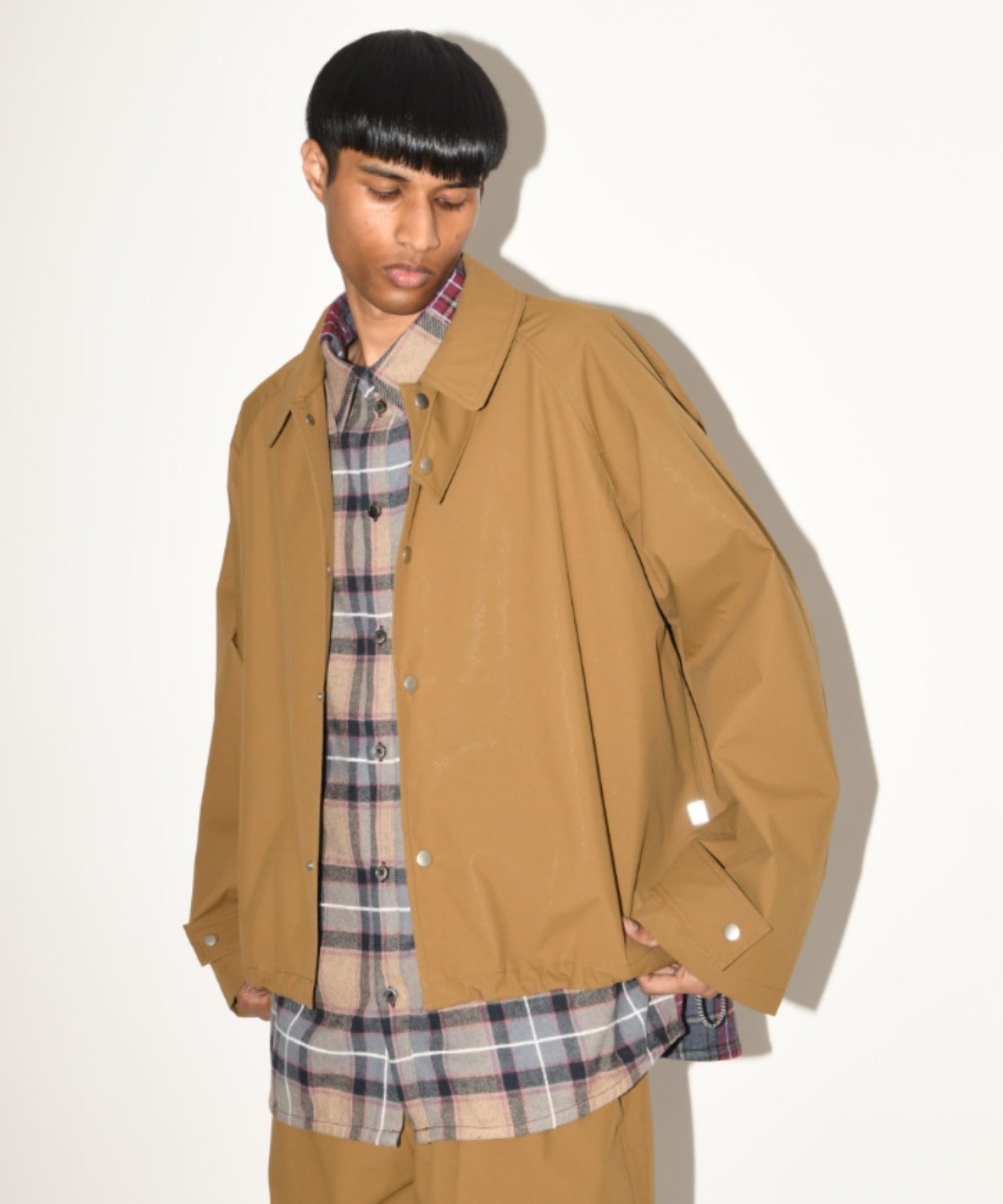 Soutien collar s.coat - khaki/gray