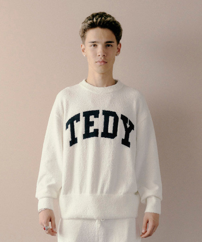 TEDY-81 LOGO crew neck - gray