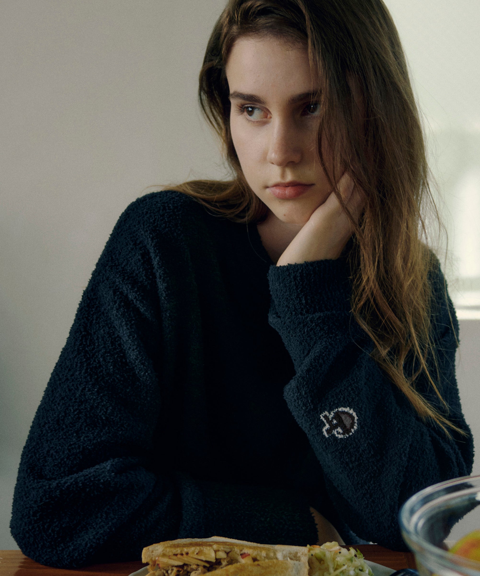 Material G-MARK crew neck - gray