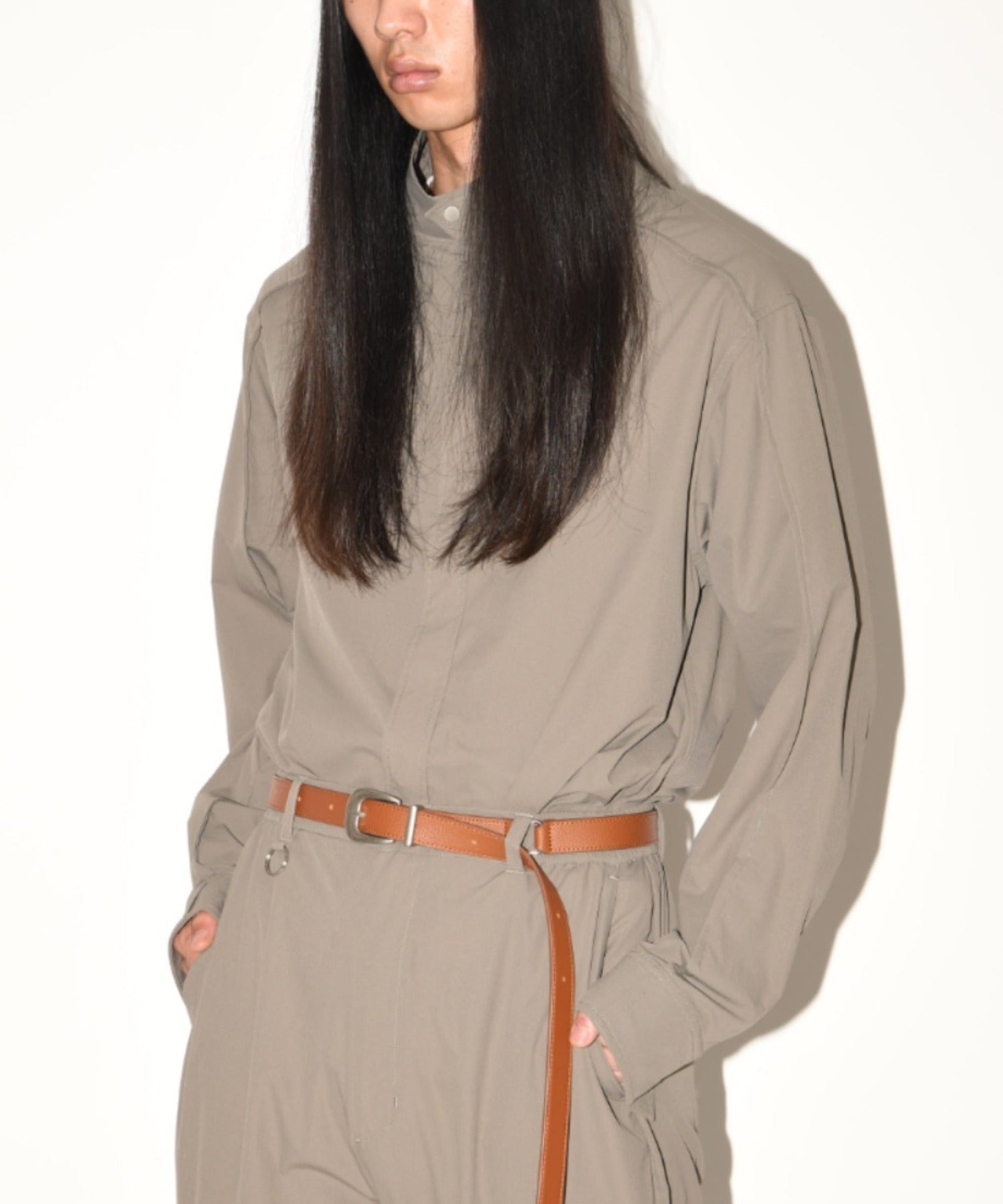 Outsider shirt blouson - black