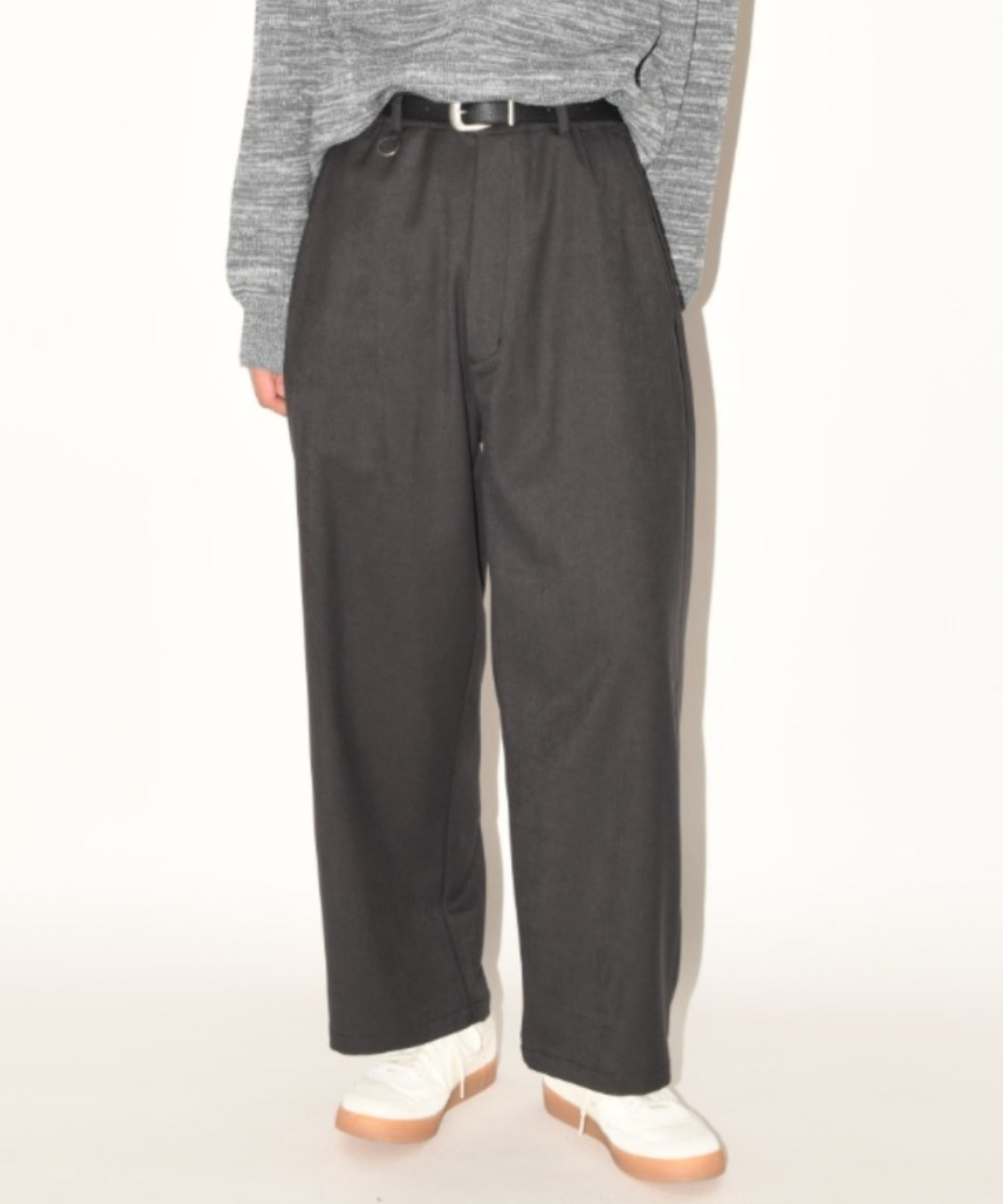 Wide trousers - oatmeal
