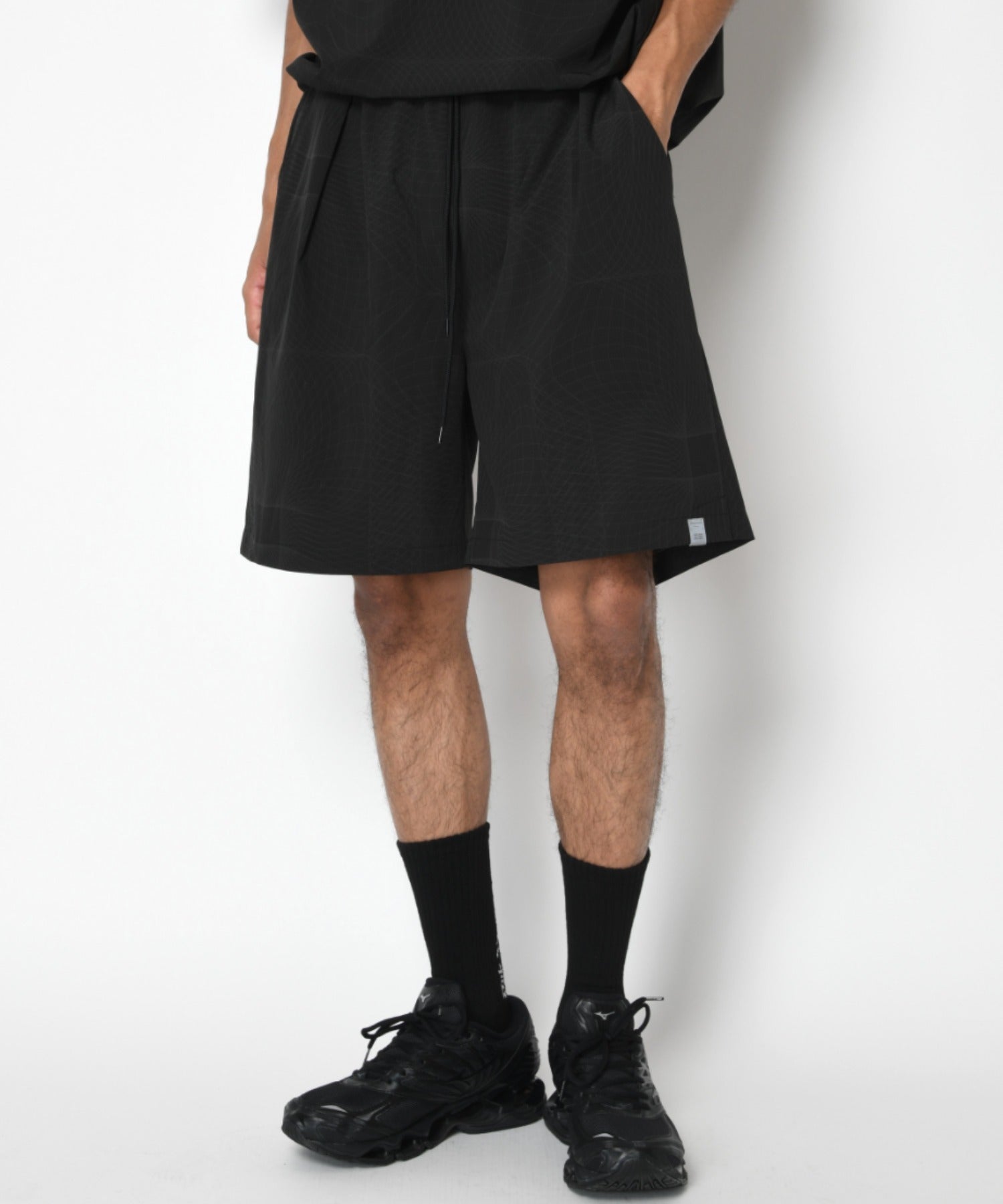 Technical easy shorts - lineblack