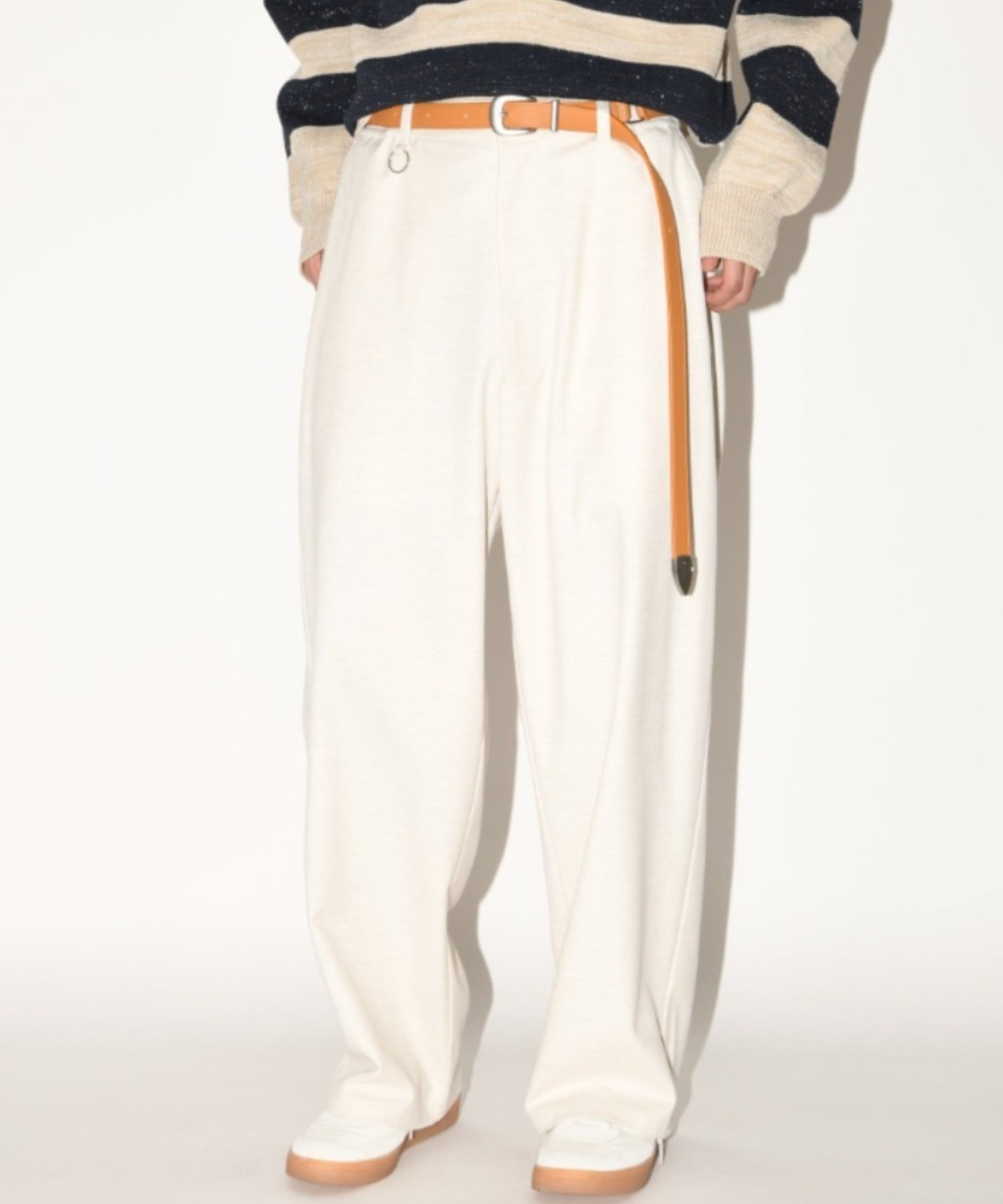 Wide trousers - oatmeal