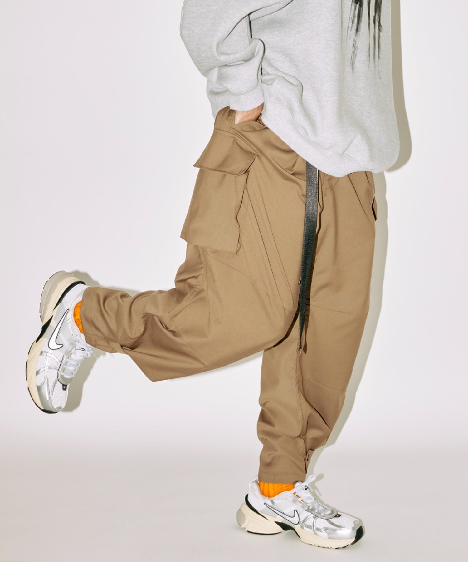 Cargo pants - moss gray