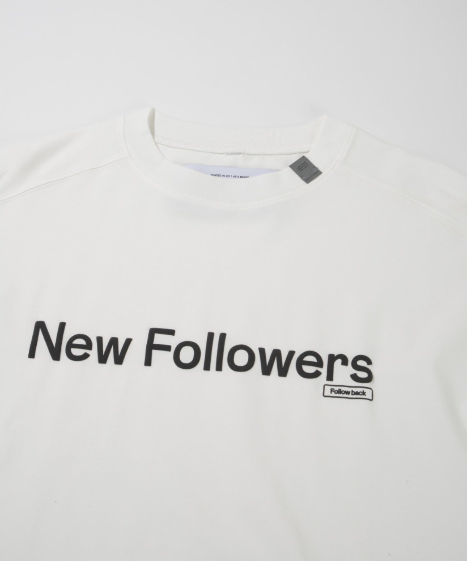 SBY Print L/S T-shirt - white