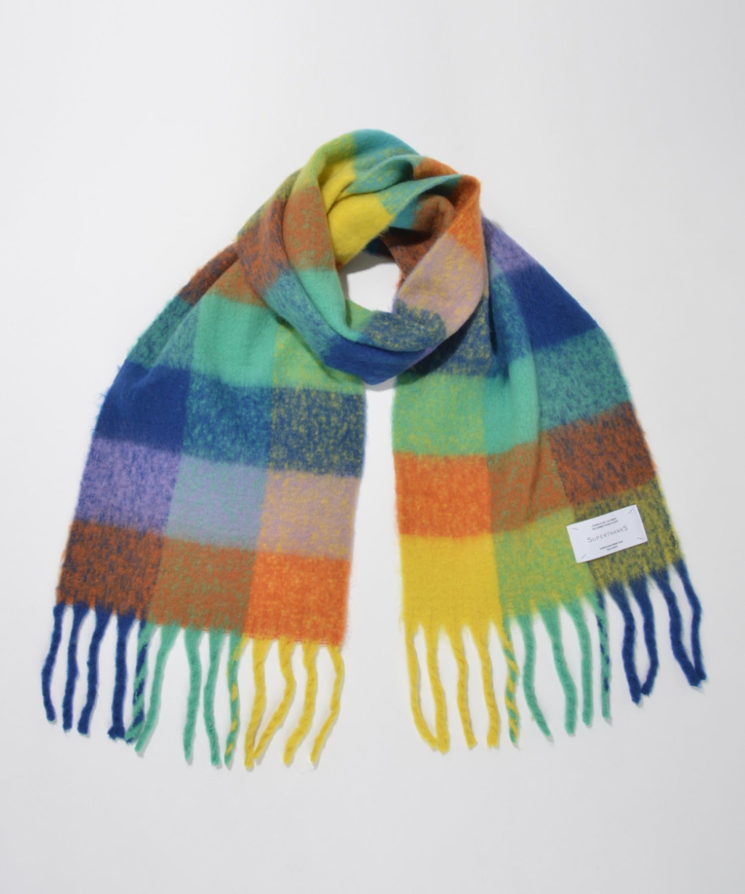 Big muffler (Block check) - yellow/orange