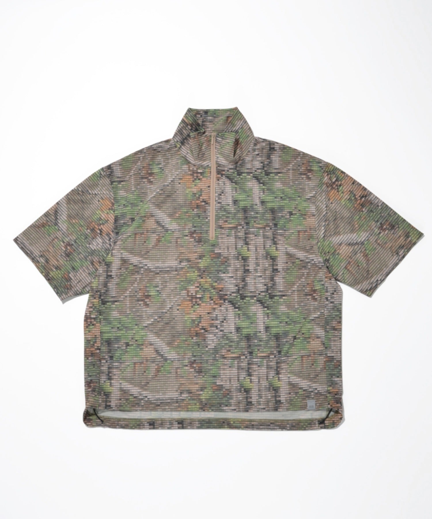 Technical S/S high-zip pullover - mosictree