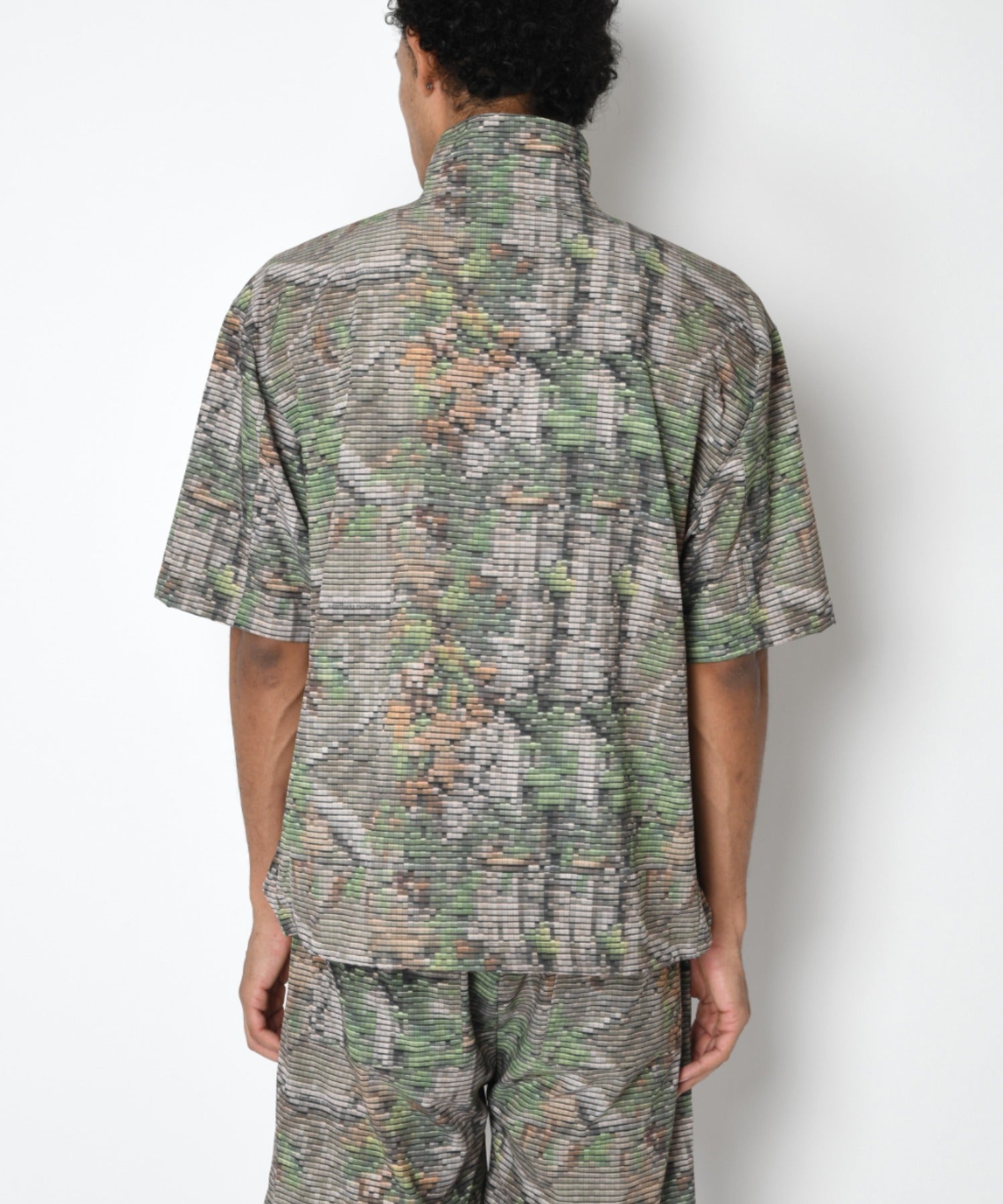 Technical S/S high-zip pullover - mosictree