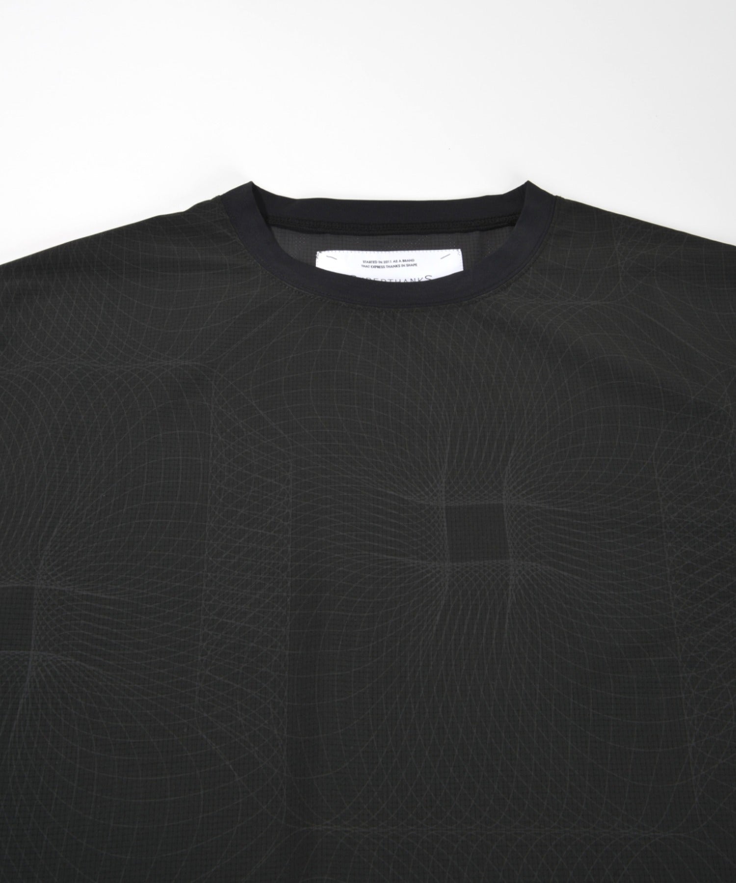 Technical S/S crew-neck - black