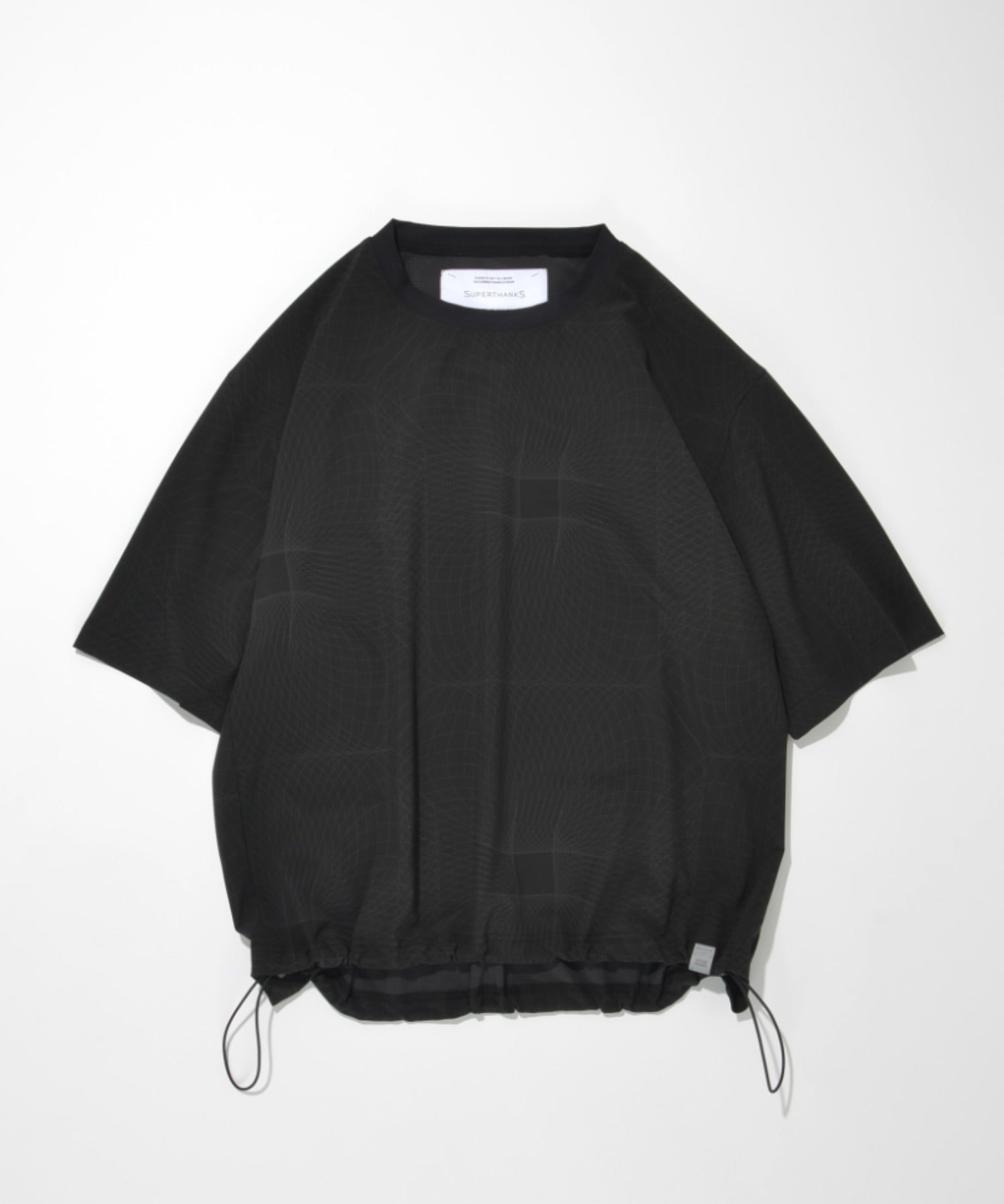 Technical S/S crew-neck - black