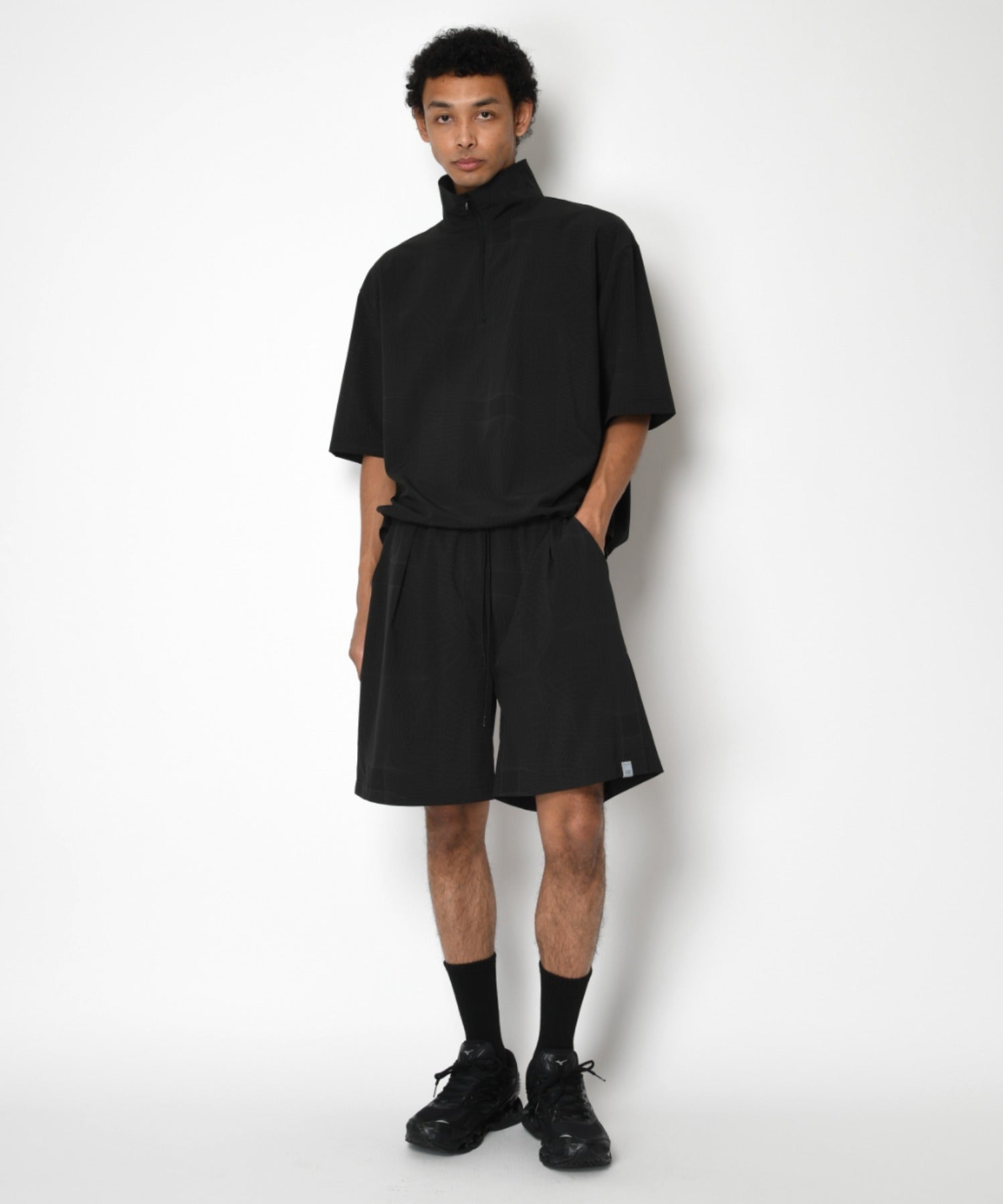 Technical easy shorts - lineblack
