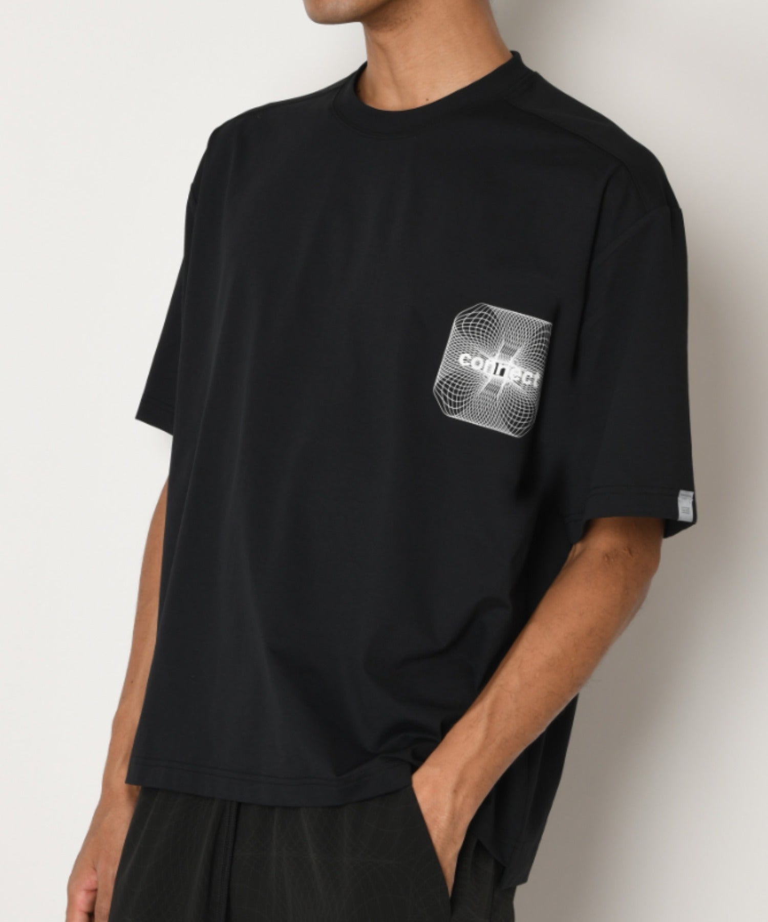 [connect] Functional S/S T-shirt - black