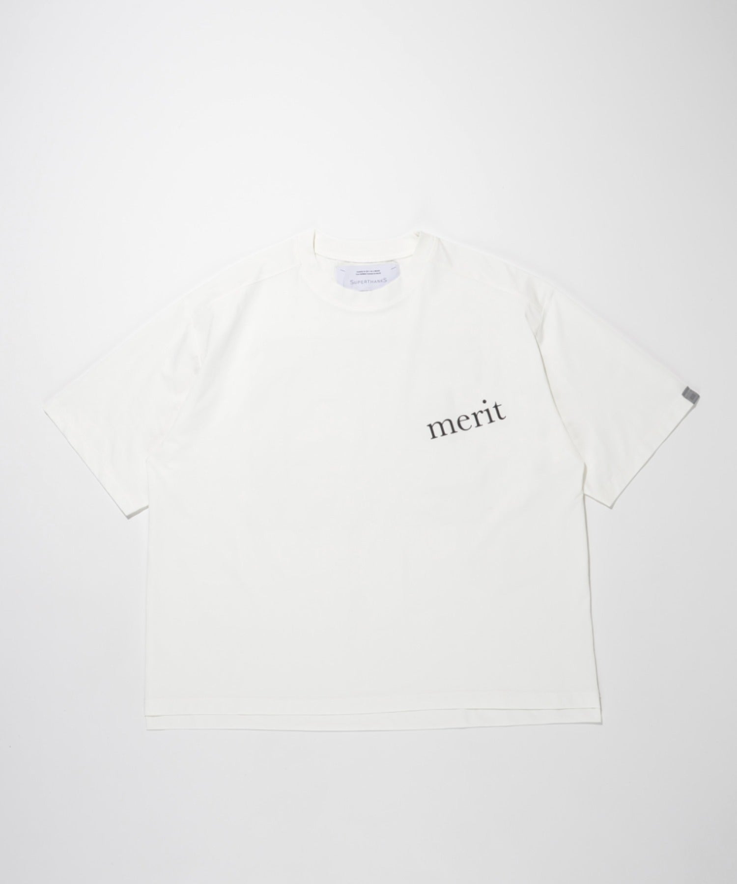 [merit] Functional S/S T-shirt - white