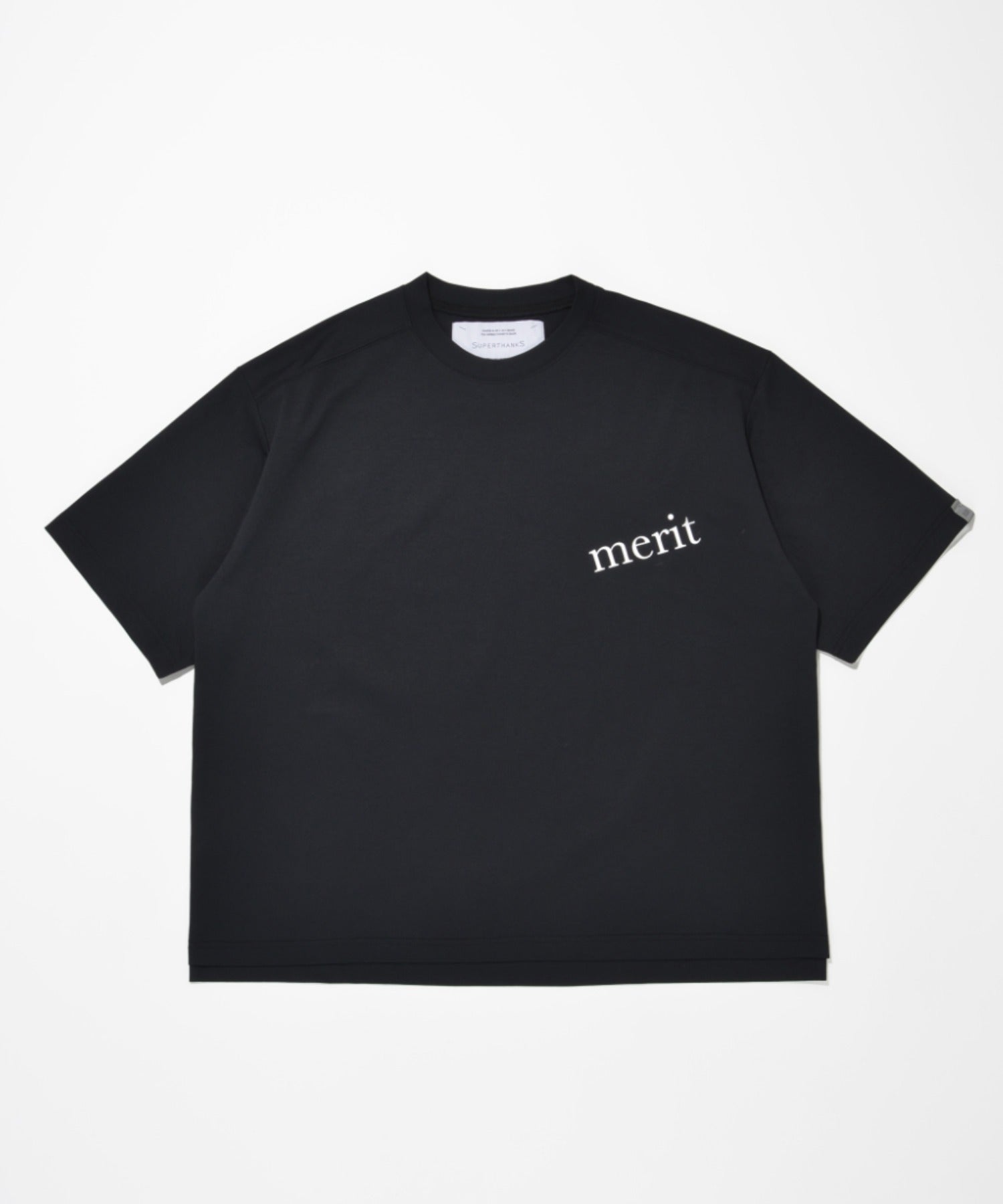 [merit] Functional S/S T-shirt - black