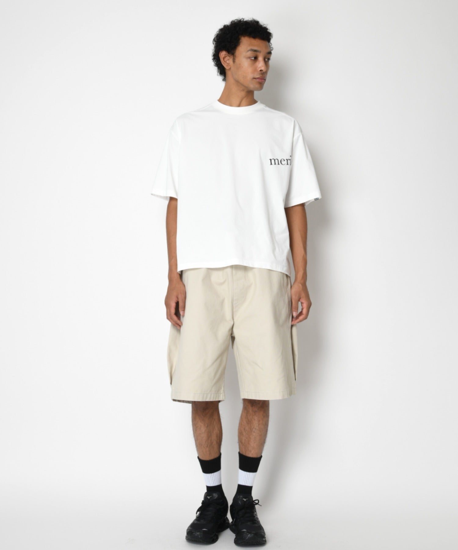 [merit] Functional S/S T-shirt - white