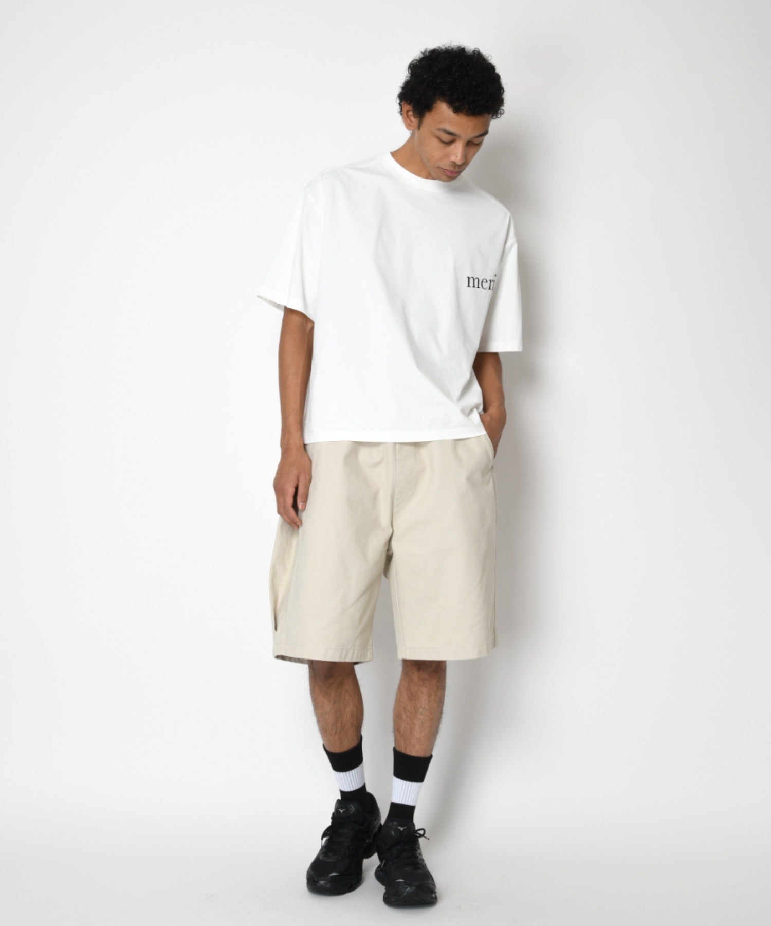 [merit] Functional S/S T-shirt - white