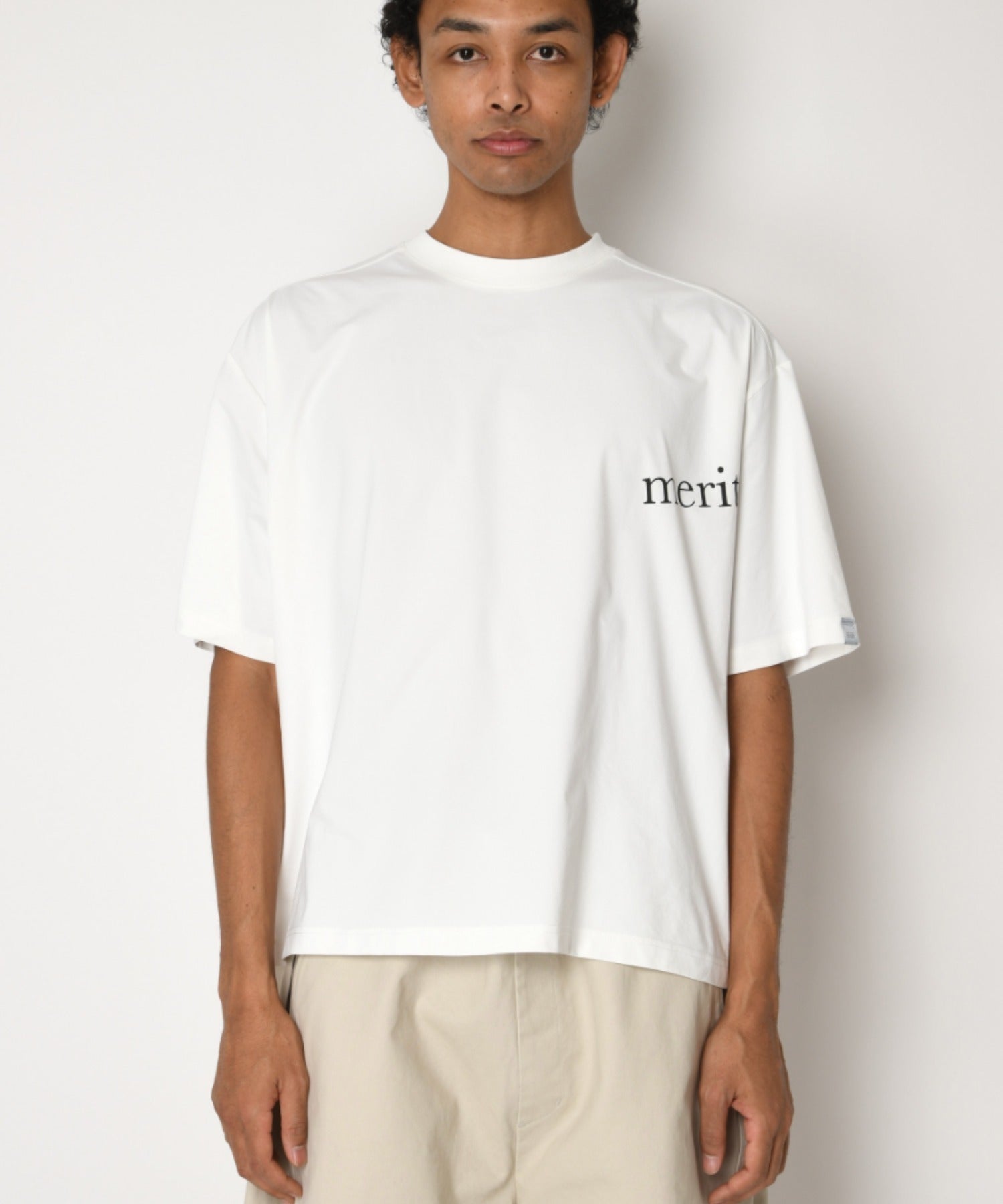 [merit] Functional S/S T-shirt - white