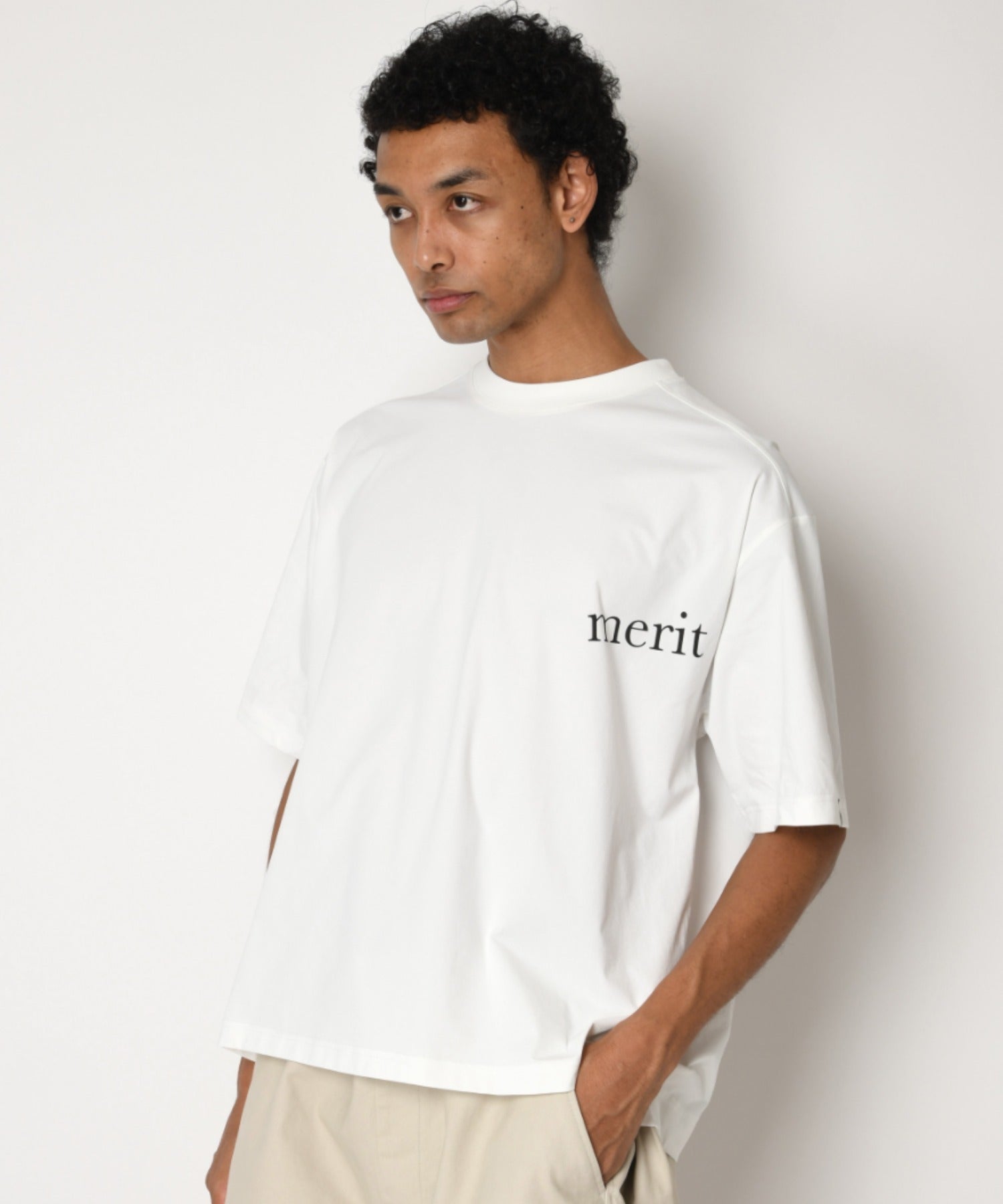 [merit] Functional S/S T-shirt - white