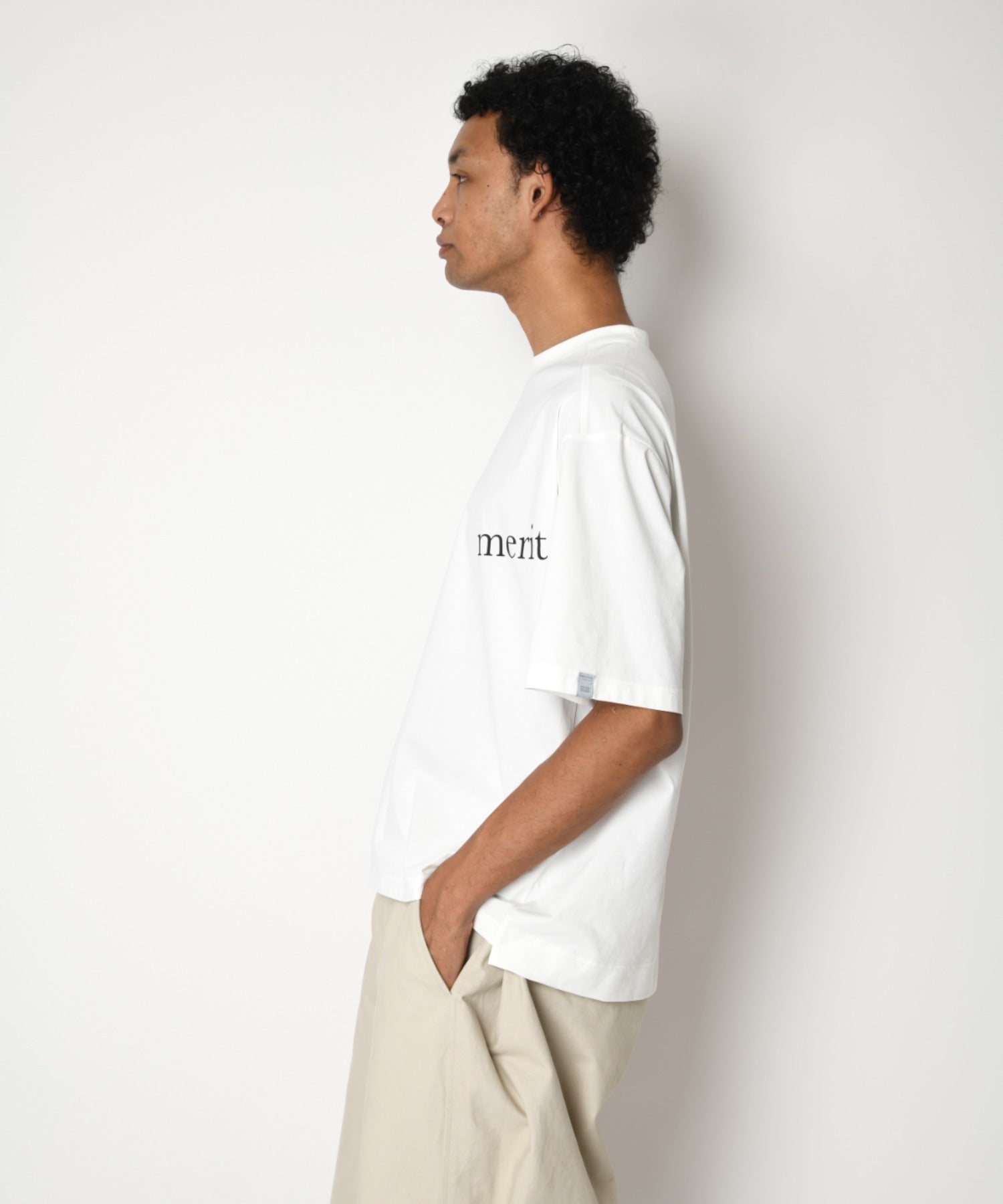 [merit] Functional S/S T-shirt - white