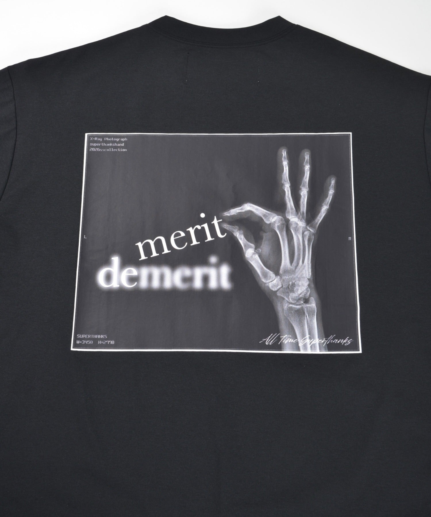 [merit] Functional S/S T-shirt - black