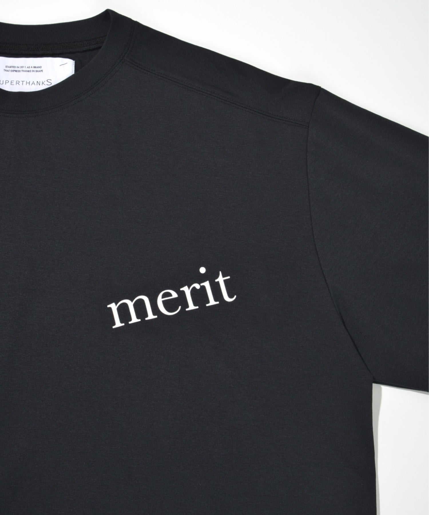 [merit] Functional S/S T-shirt - black