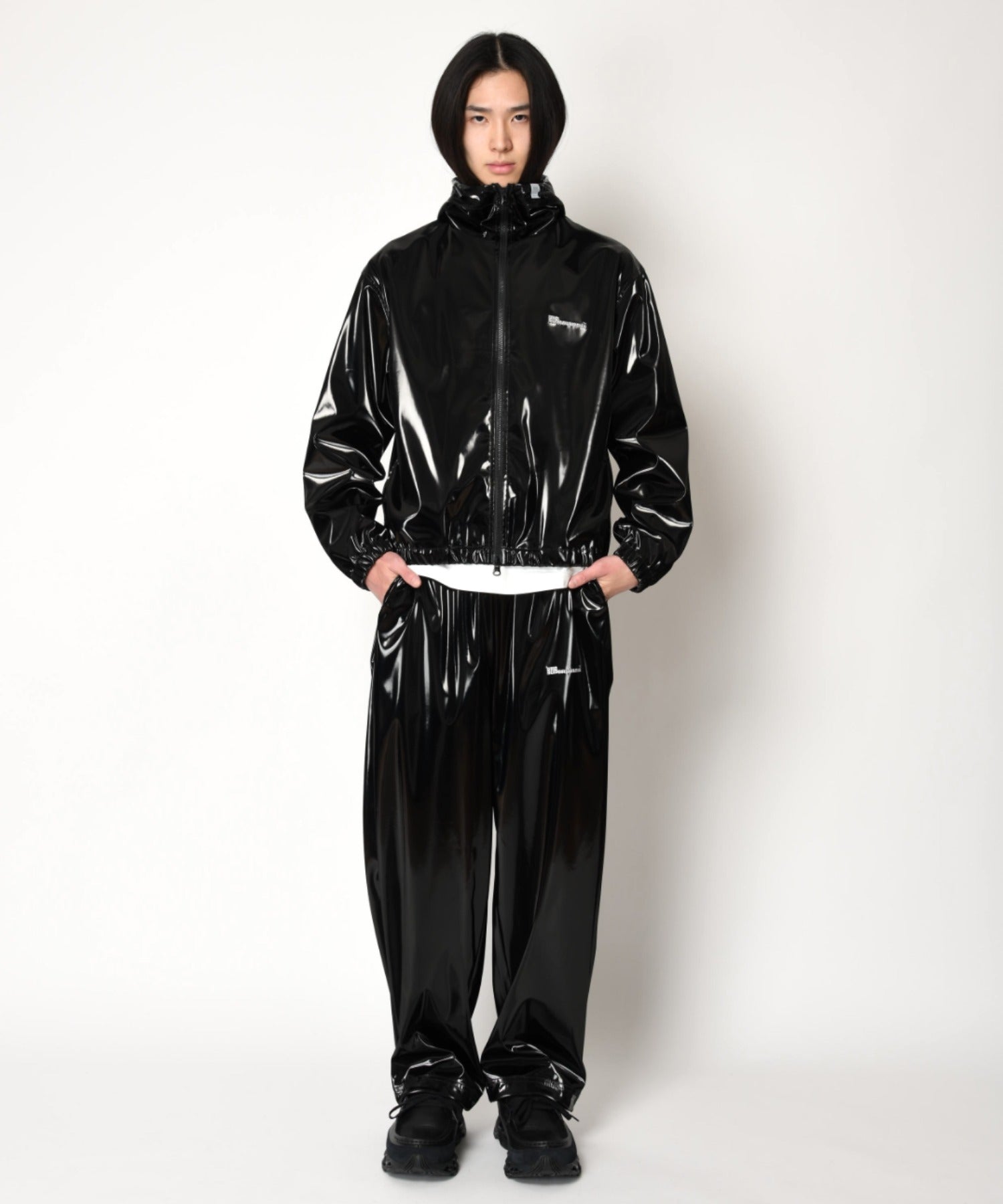 Windbreaker - glitter black