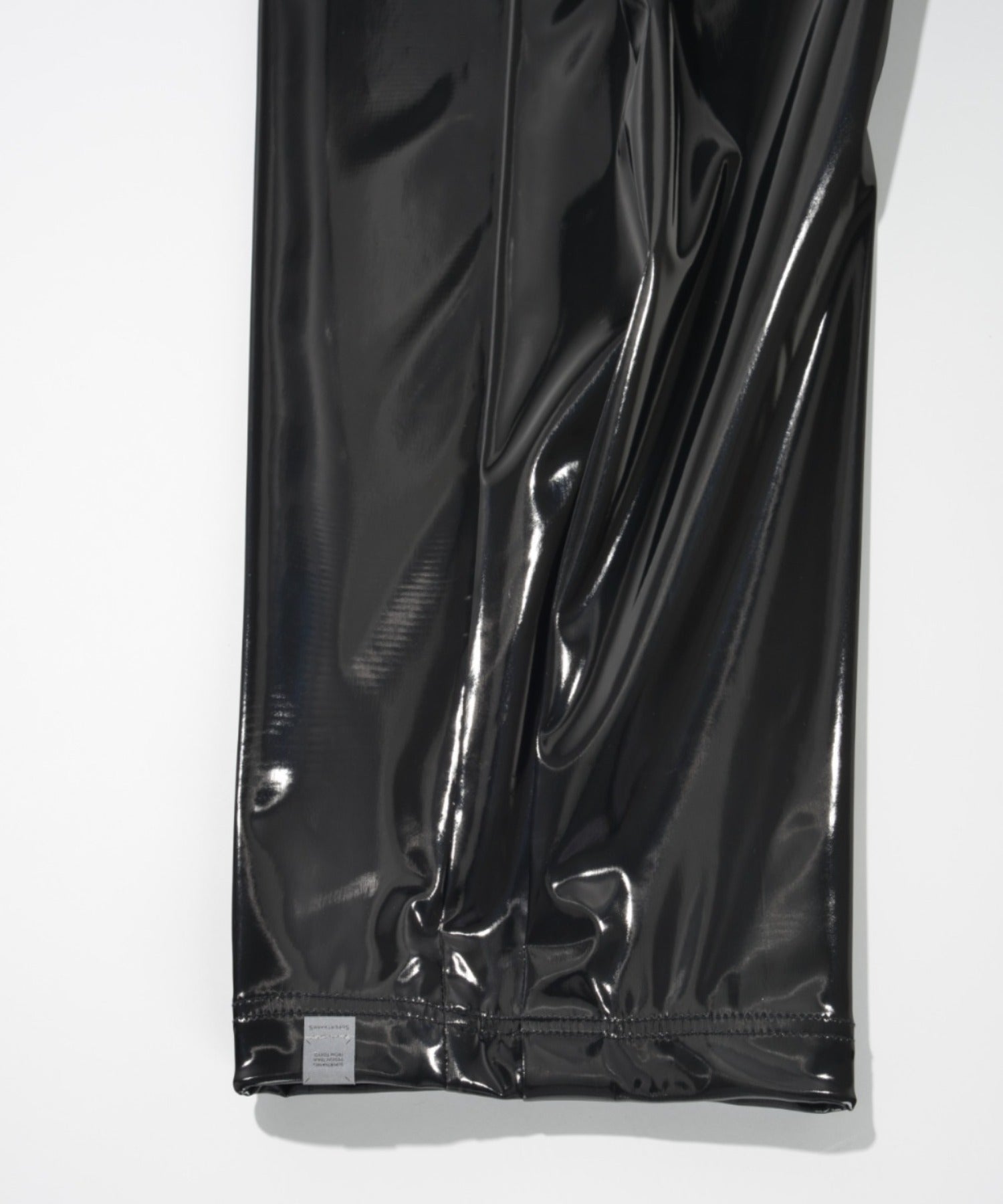 Side-tuck balloon pants - glitter black