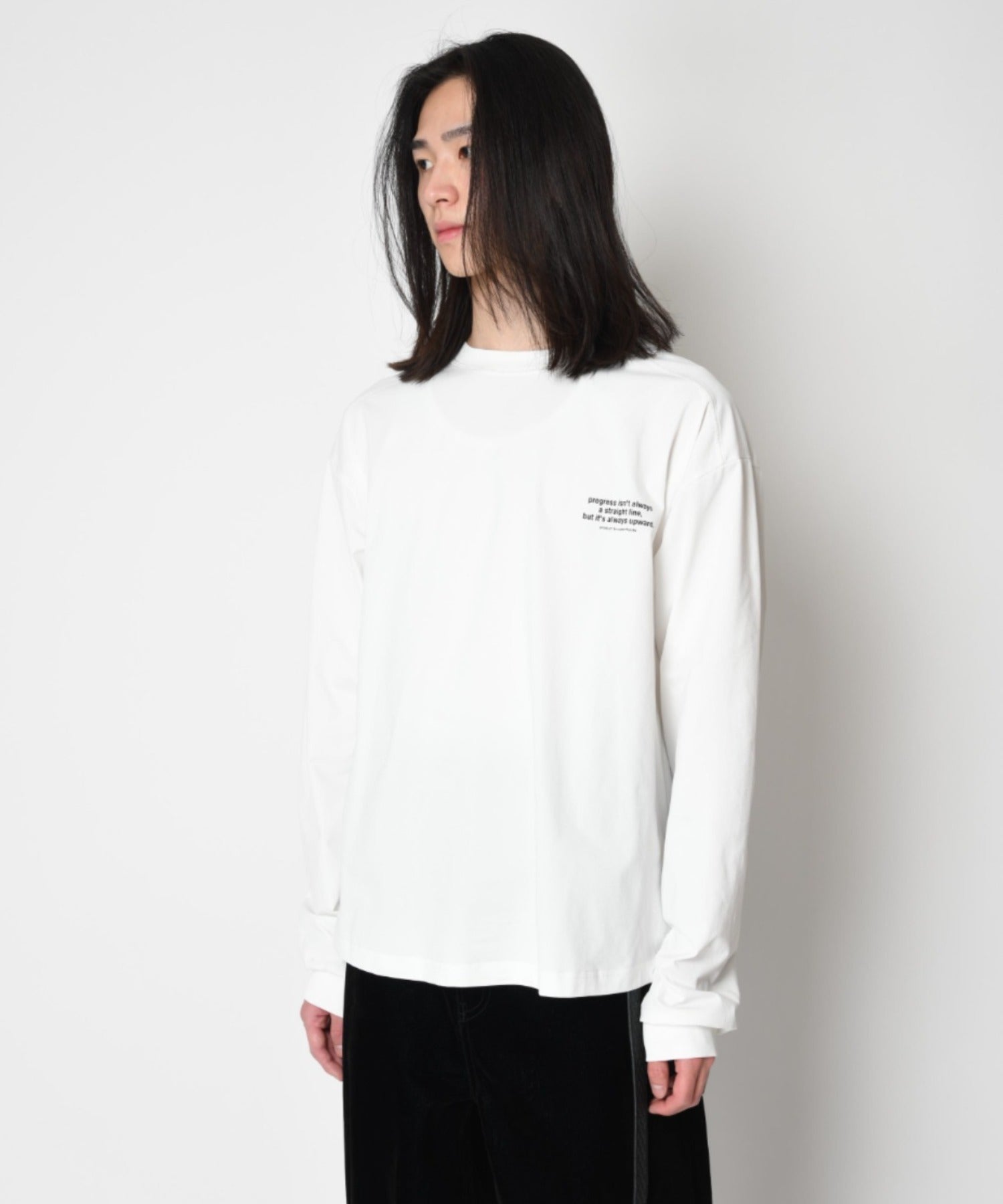 [progress] Functional L/S T-shirt - white