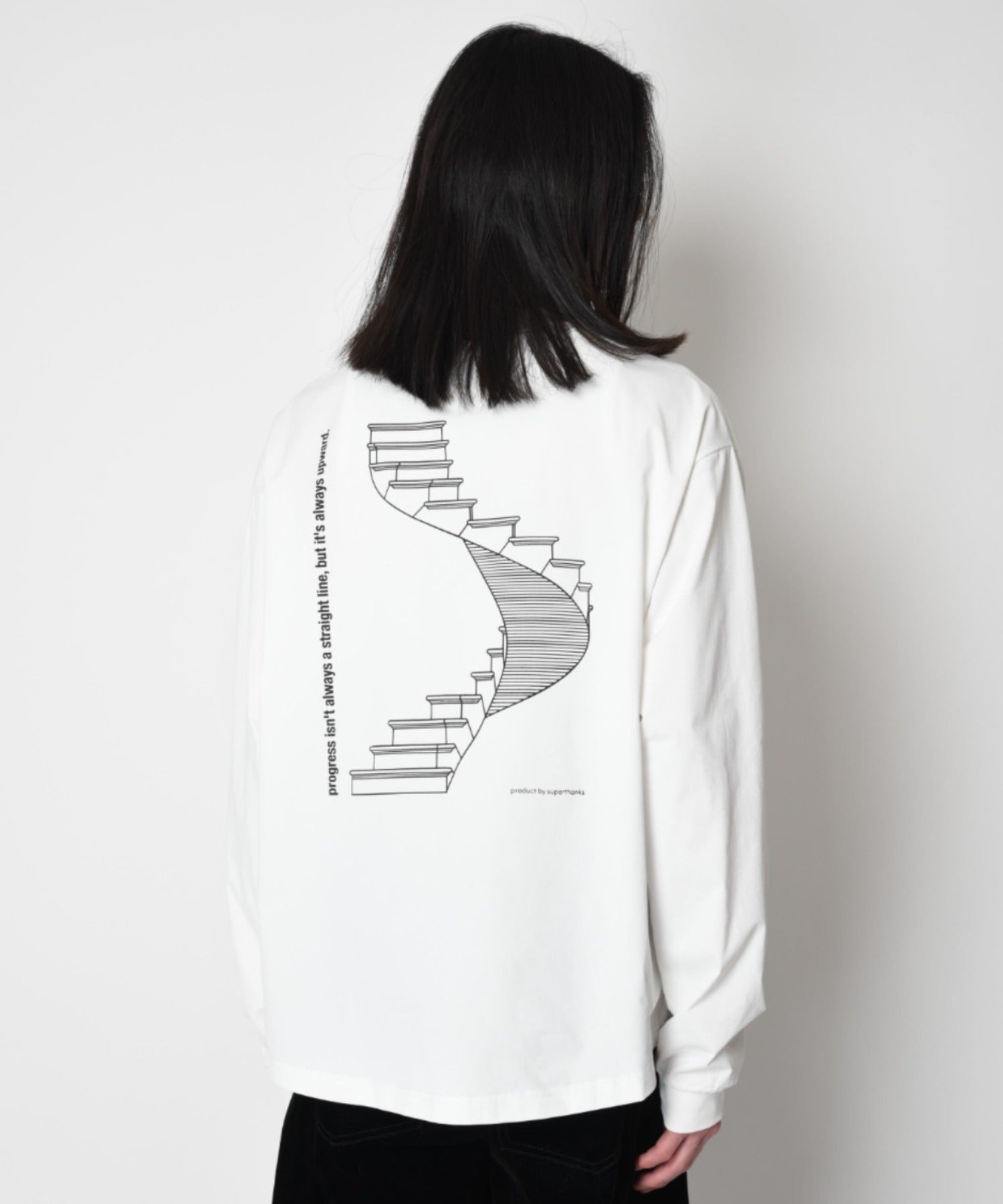 [progress] Functional L/S T-shirt - white