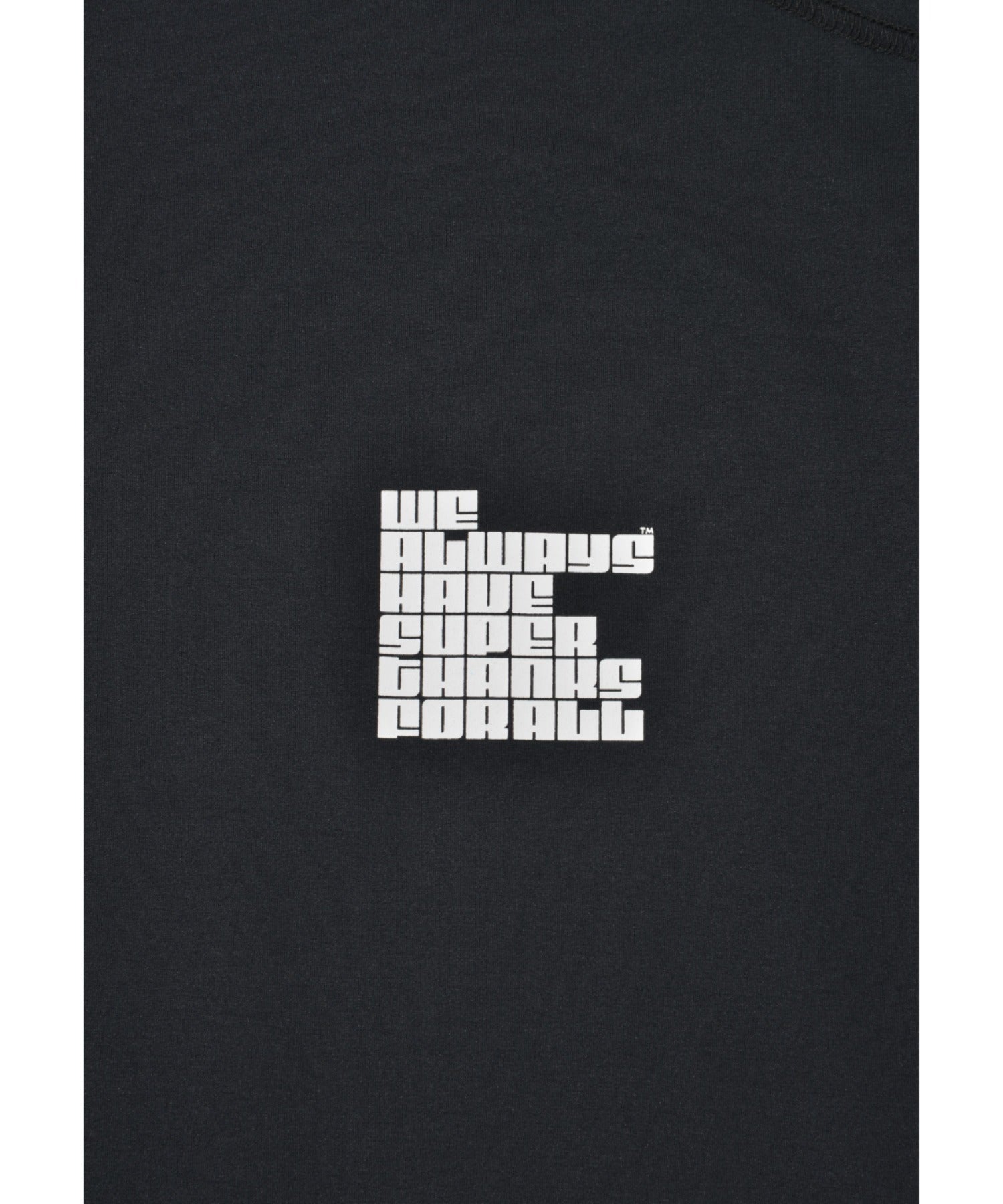 [pop logo] Functional L/S T-shirt - white