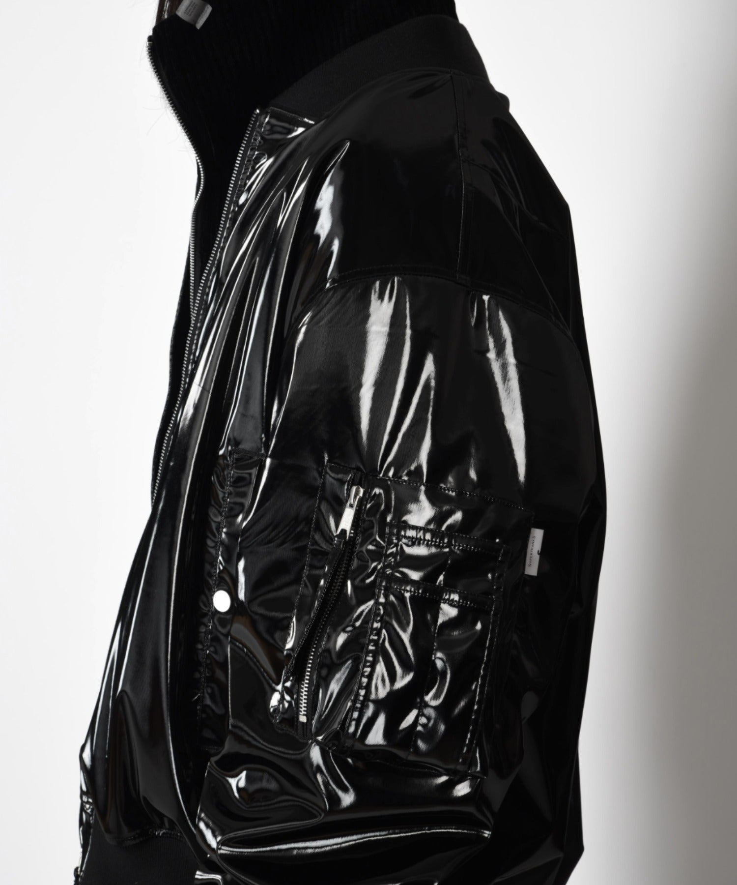 Glitterblack   Reversible Flight jacket - glitter-black