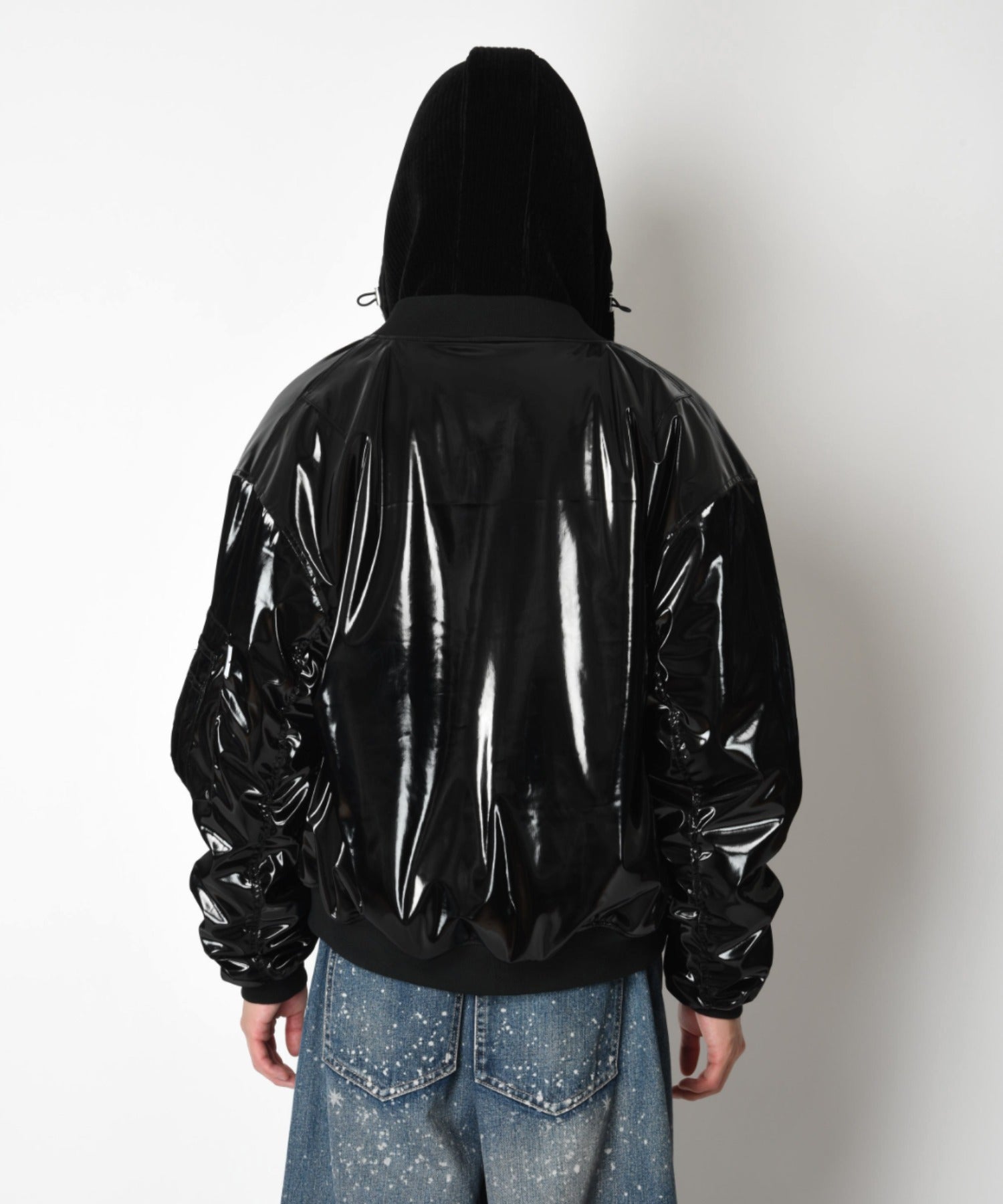 Glitterblack   Reversible Flight jacket - glitter-black