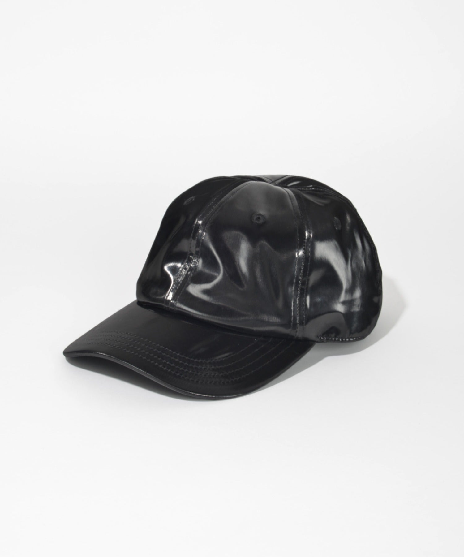 6 panel cap - glitter-black