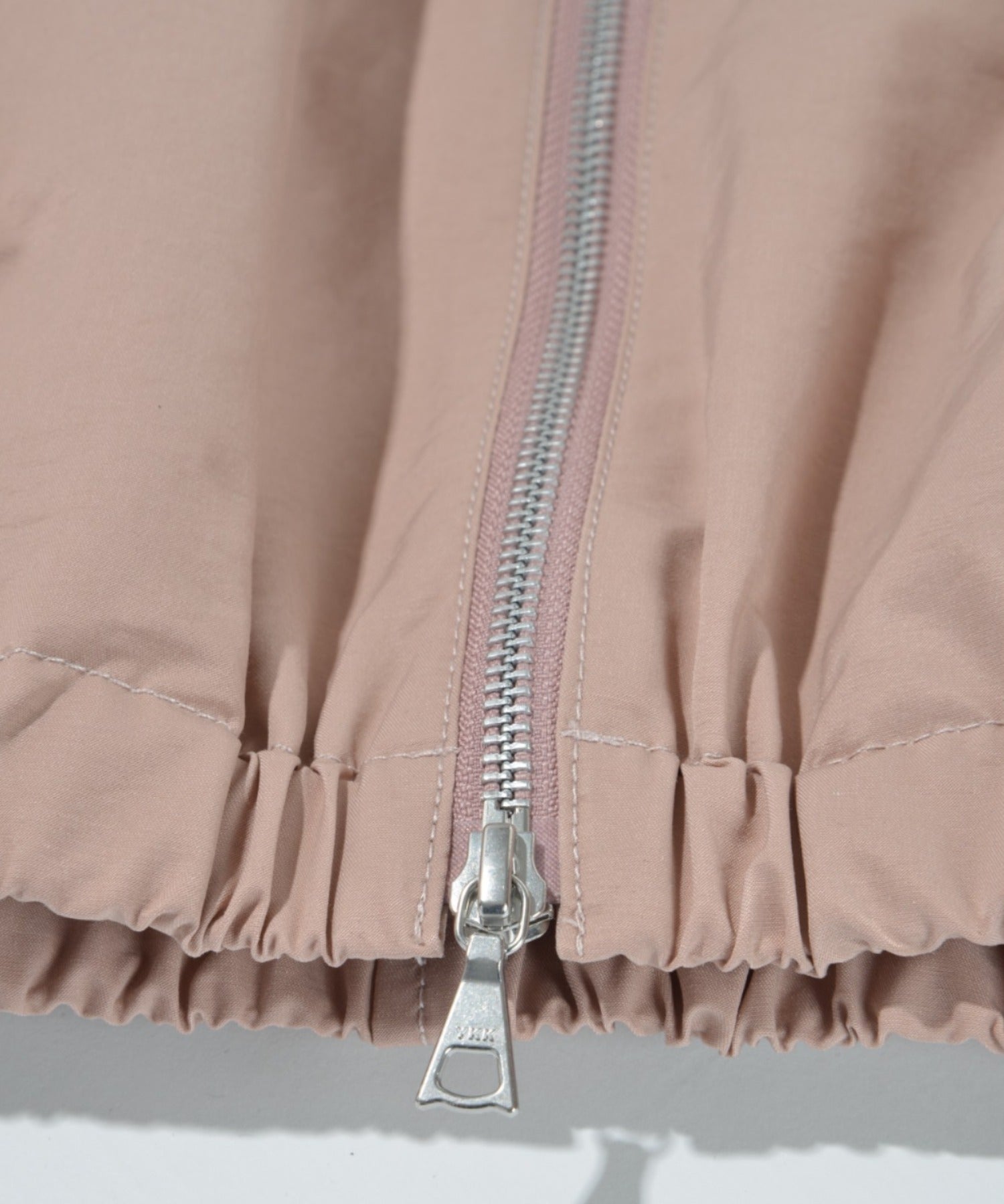 Zip-up Short Jacket - hickory