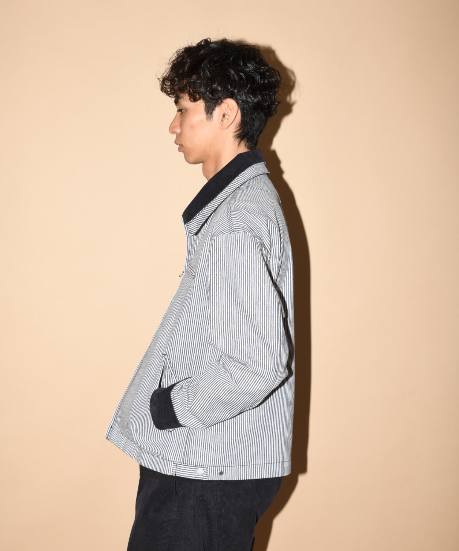 Double collar Detroit Jacket-Type - hickory