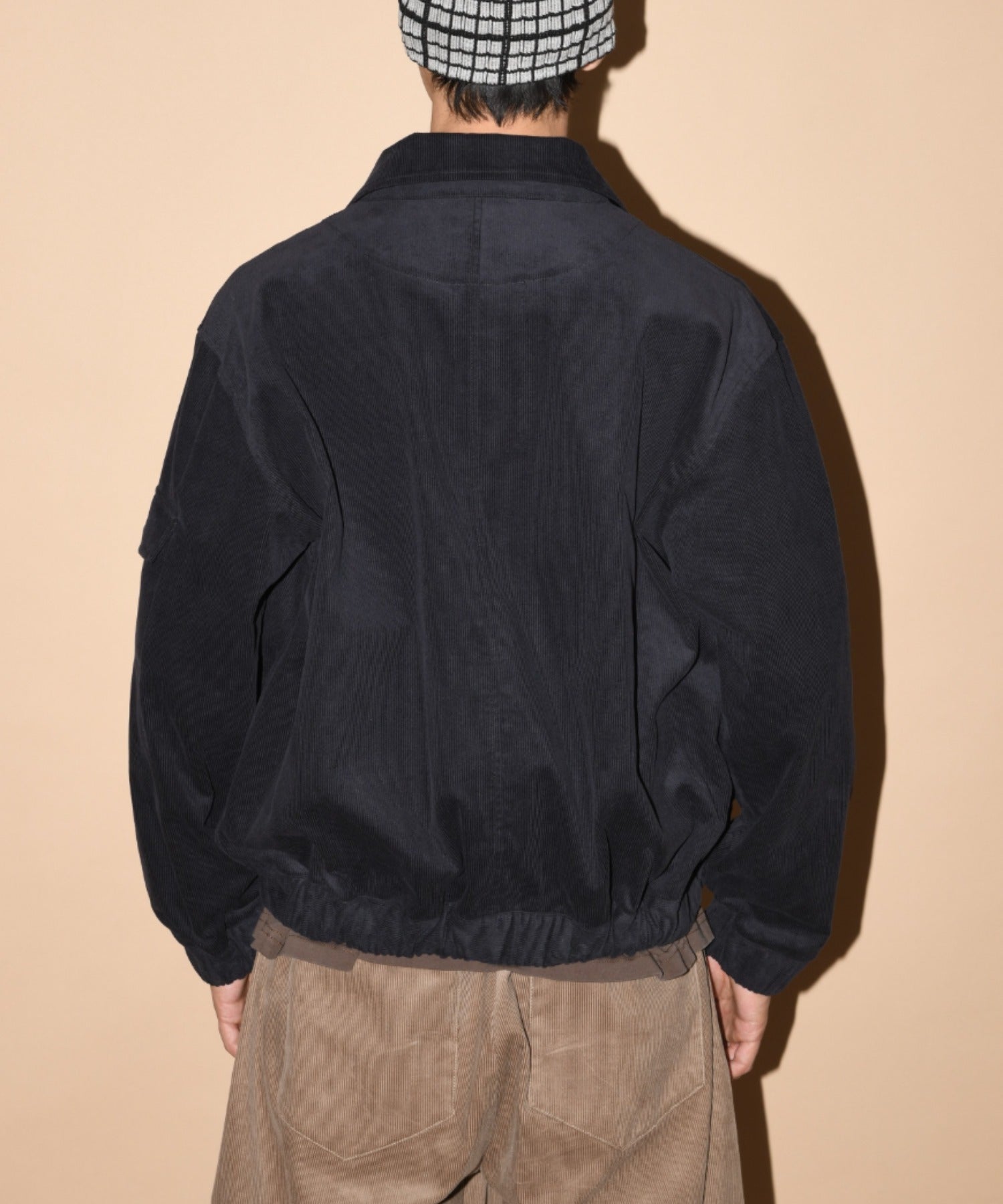 Corduroy Harrington Jacket- black