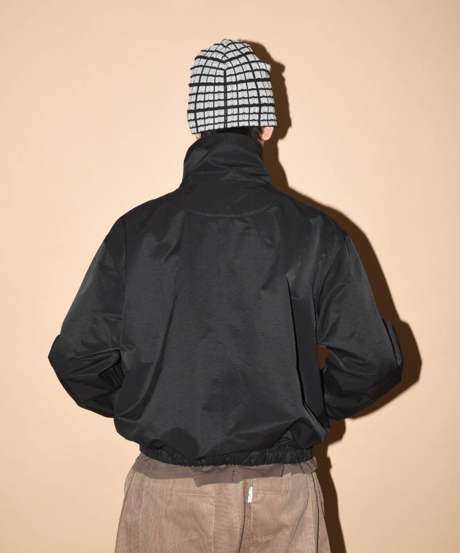 Zip-up Short Jacket - hickory