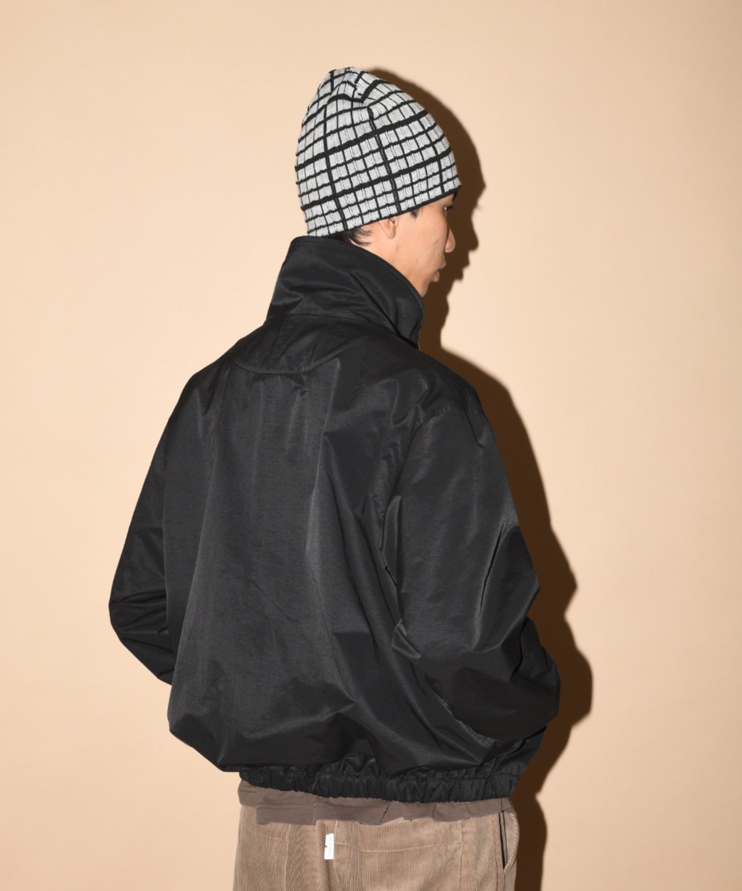 Zip-up Short Jacket - hickory