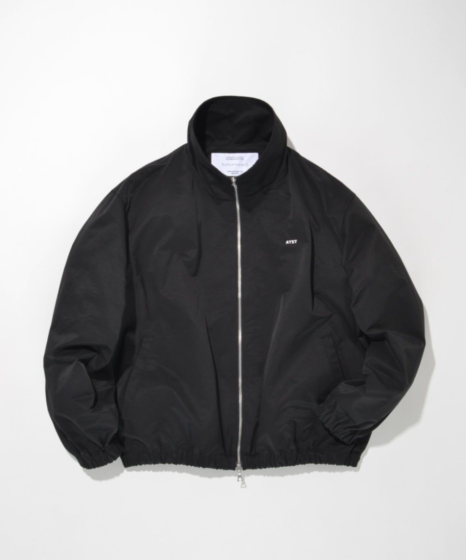 Zip-up Short Jacket - black