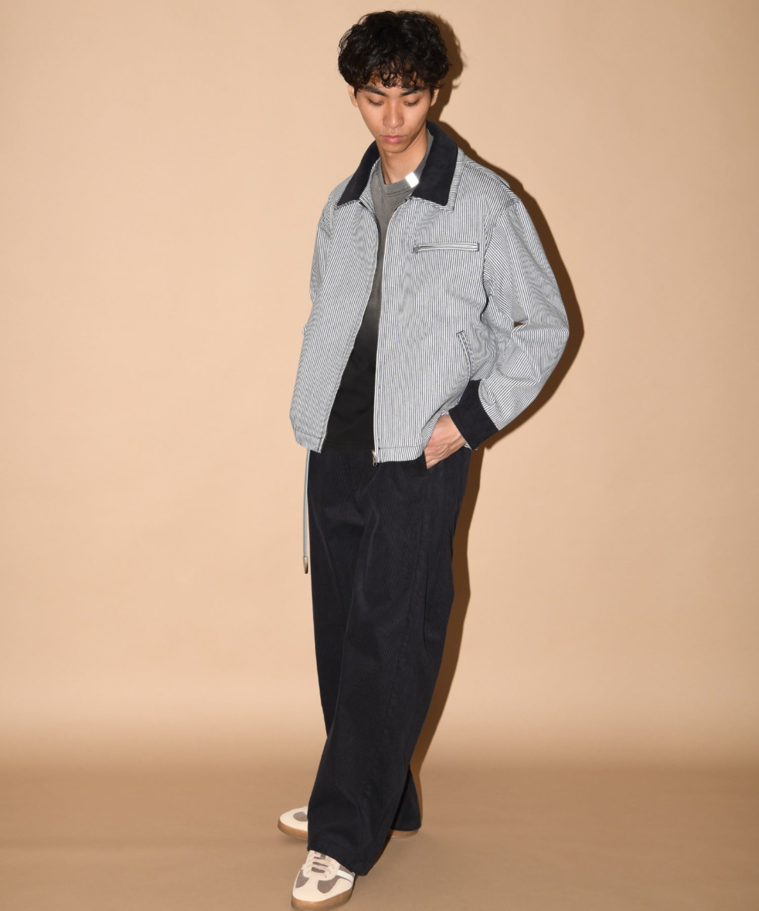 Double collar Detroit Jacket-Type - hickory