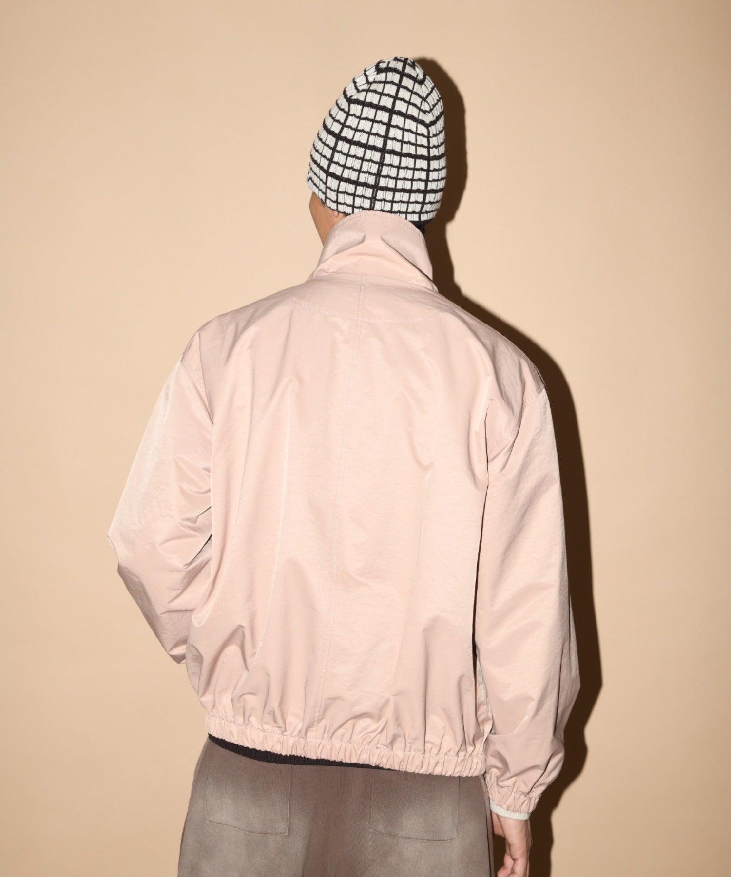 Zip-up Short Jacket - hickory