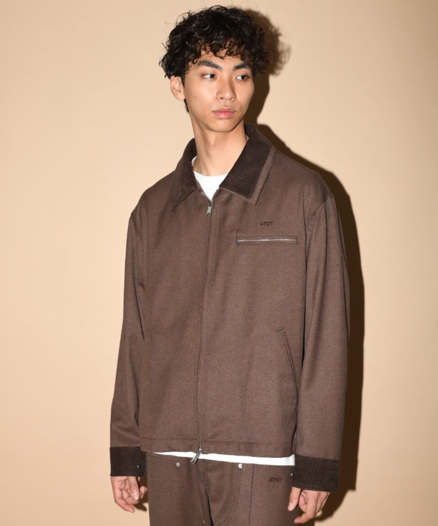 Double collar Detroit Jacket-Type - hickory