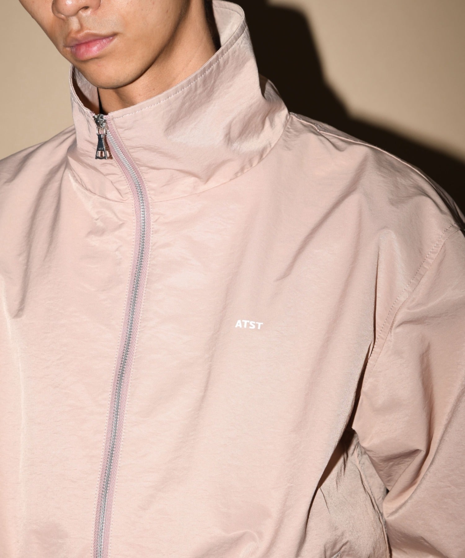 Zip-up Short Jacket - hickory