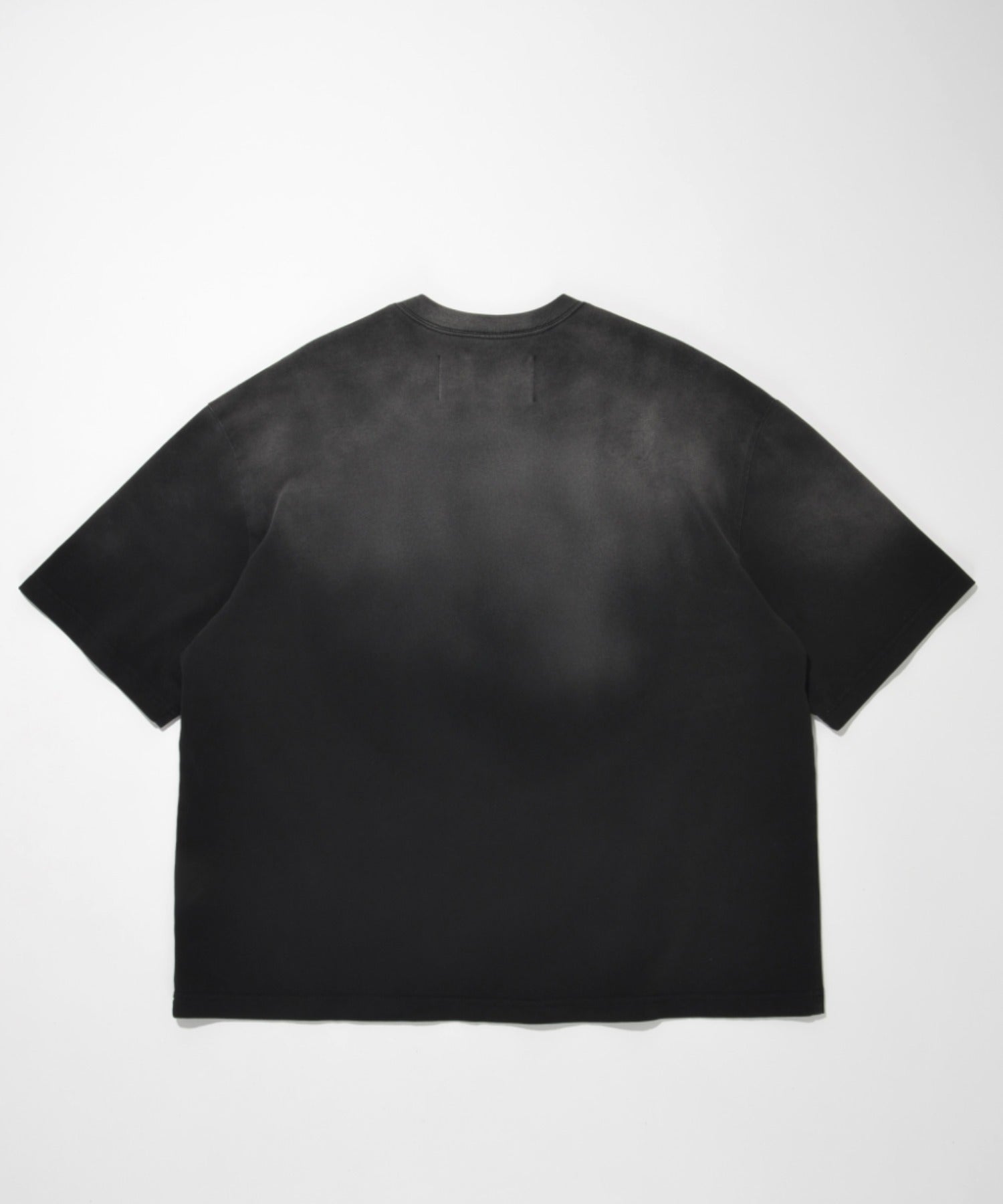 Sun faded Sweat S/S T-shirt - black