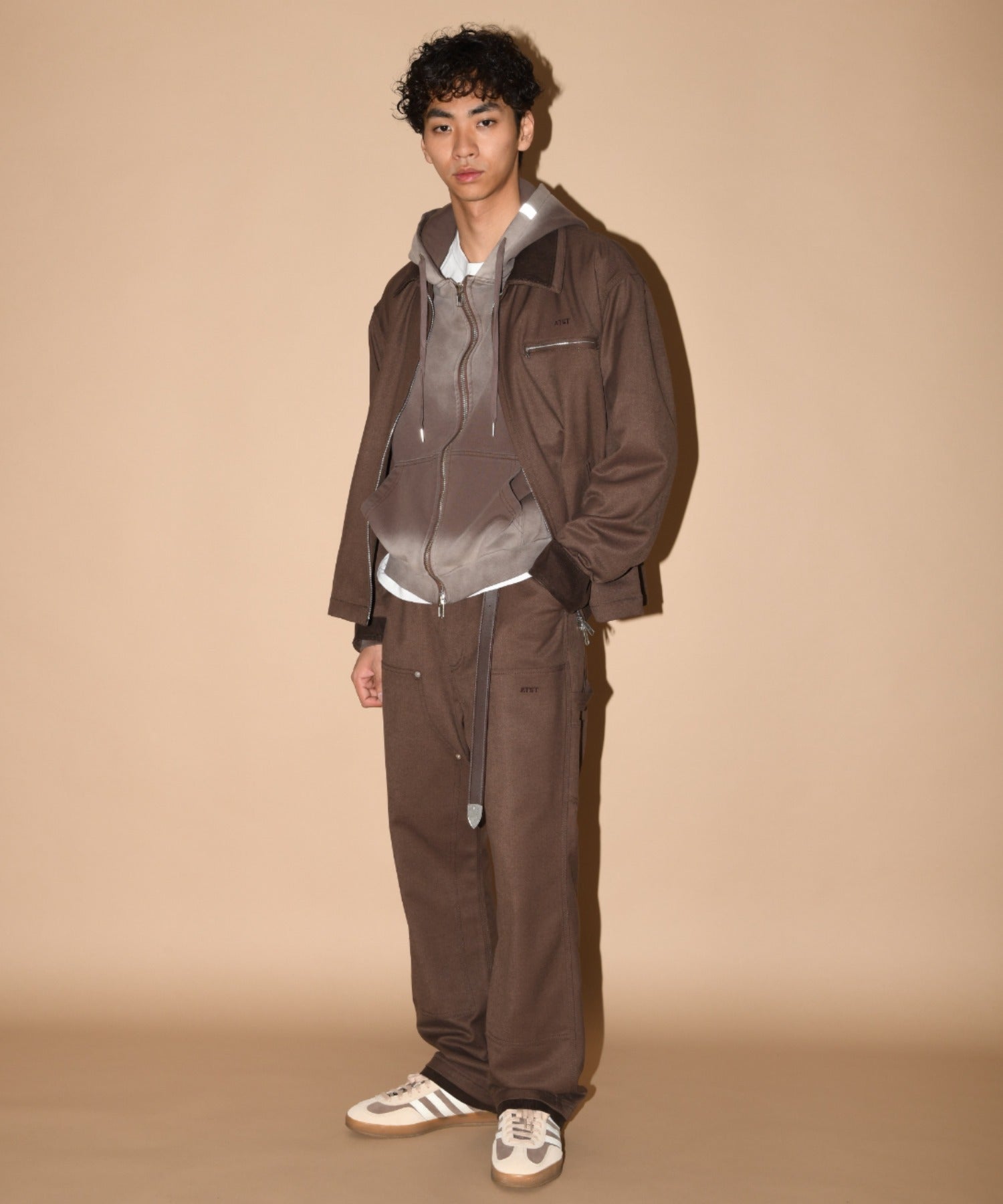 Double collar Detroit Jacket-Type - brown