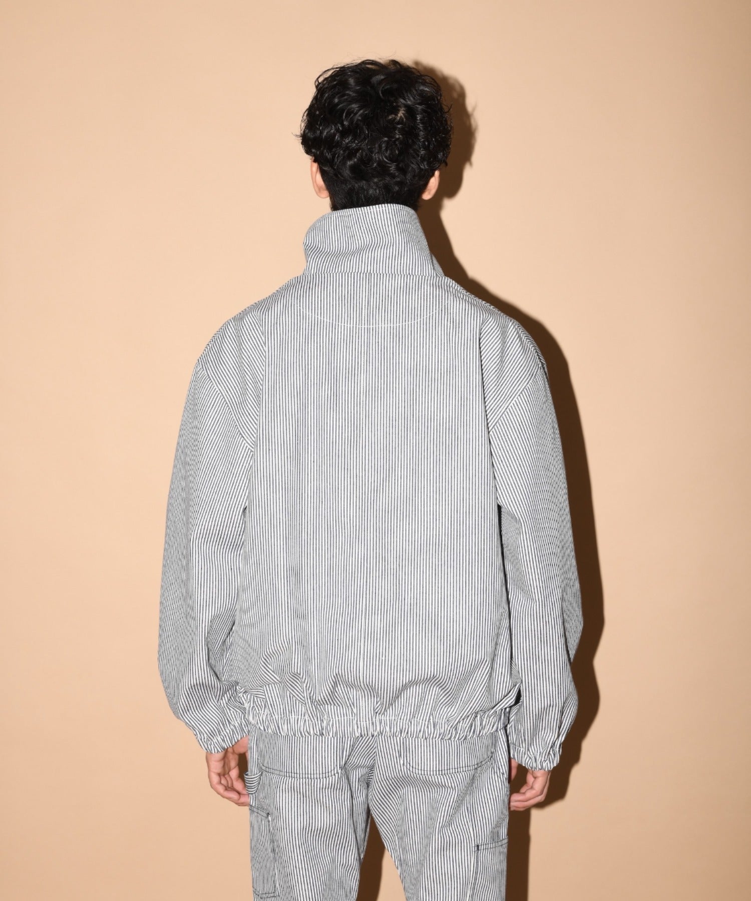Zip-up Short Jacket - pink
