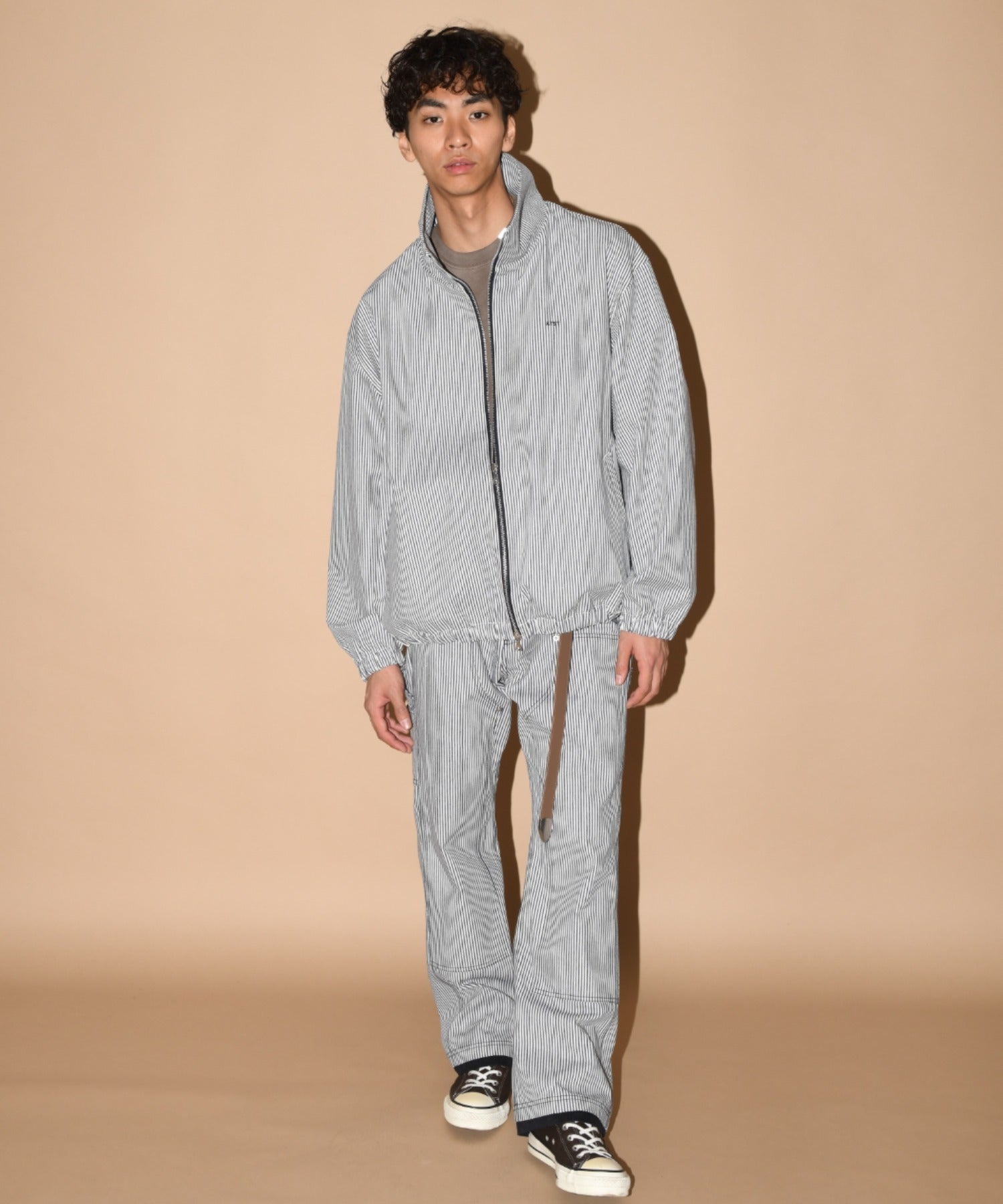 Zip-up Short Jacket - hickory