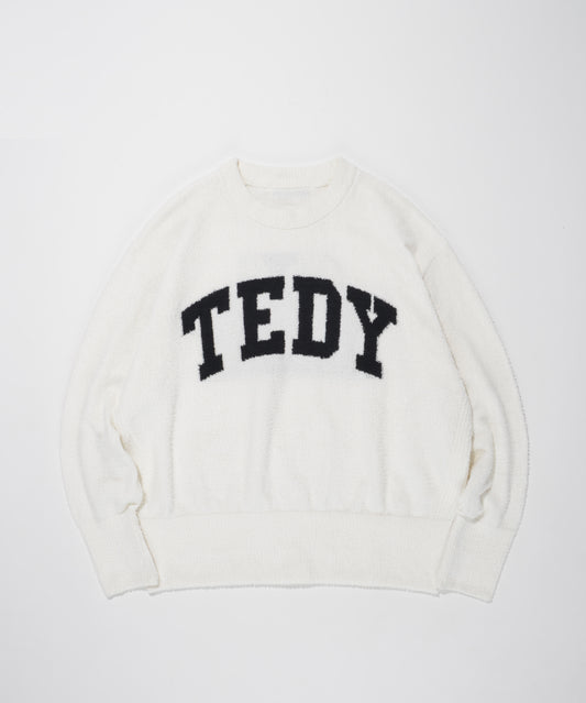 TEDY-81 LOGO crew neck - white