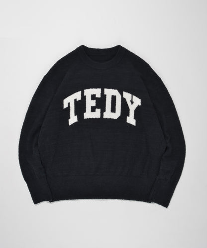 TEDY-81 LOGO crew neck - black